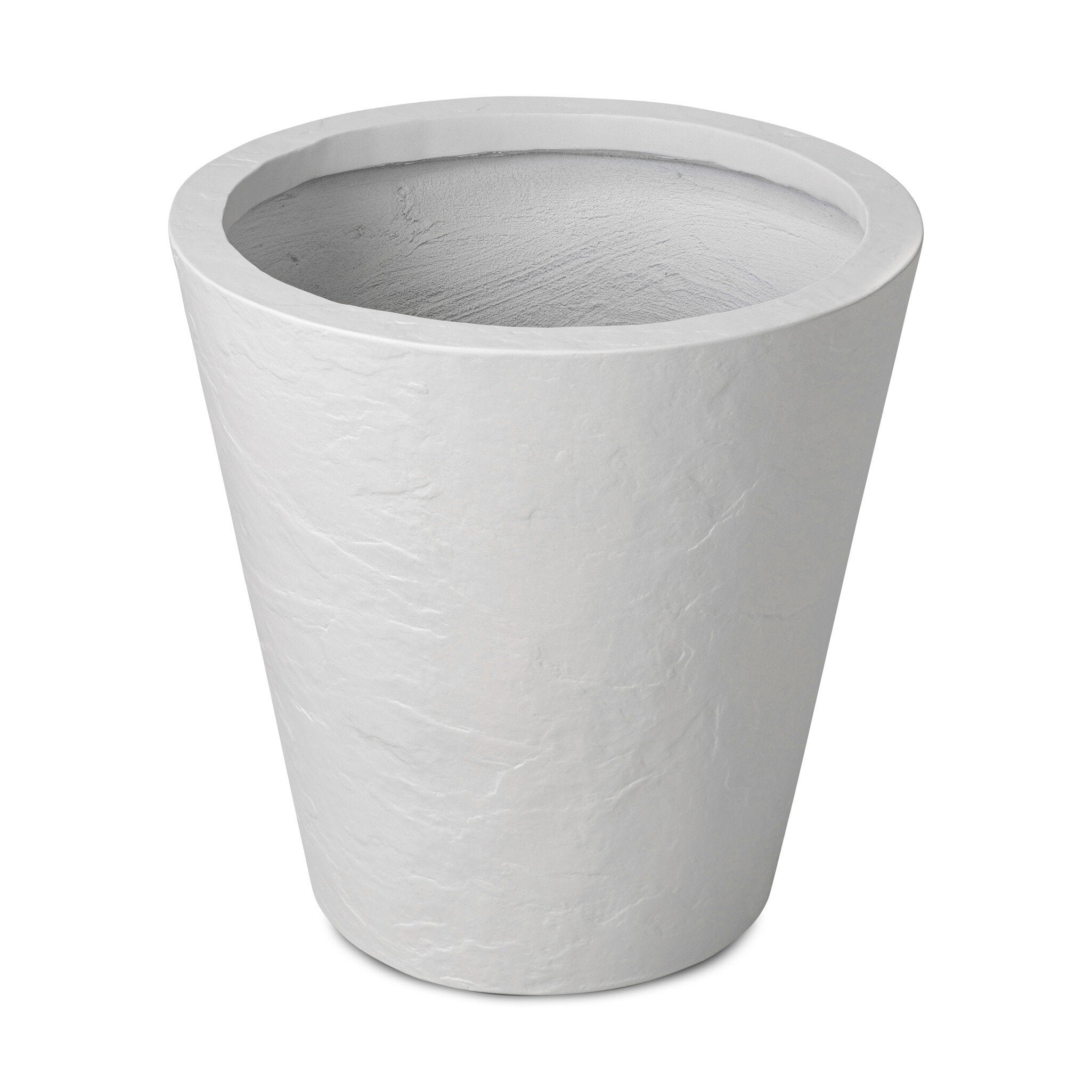 Four Hands Suvi Planter — Textured White Concrete