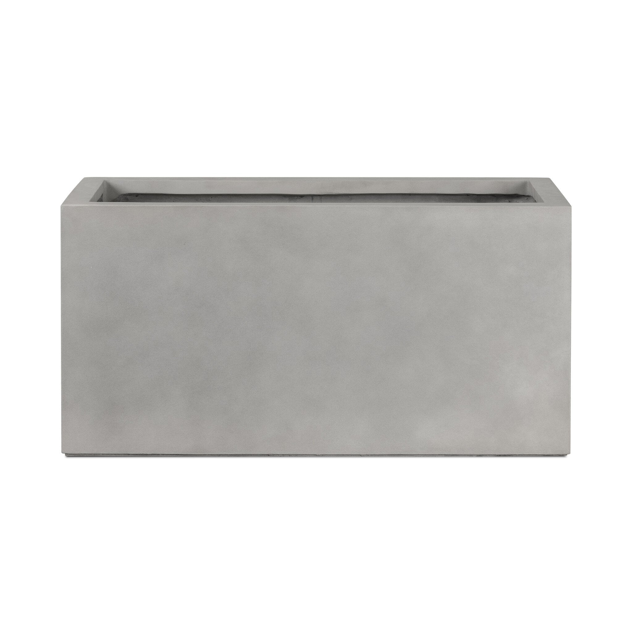 Four Hands Kiro Planter — Natural Grey Concrete