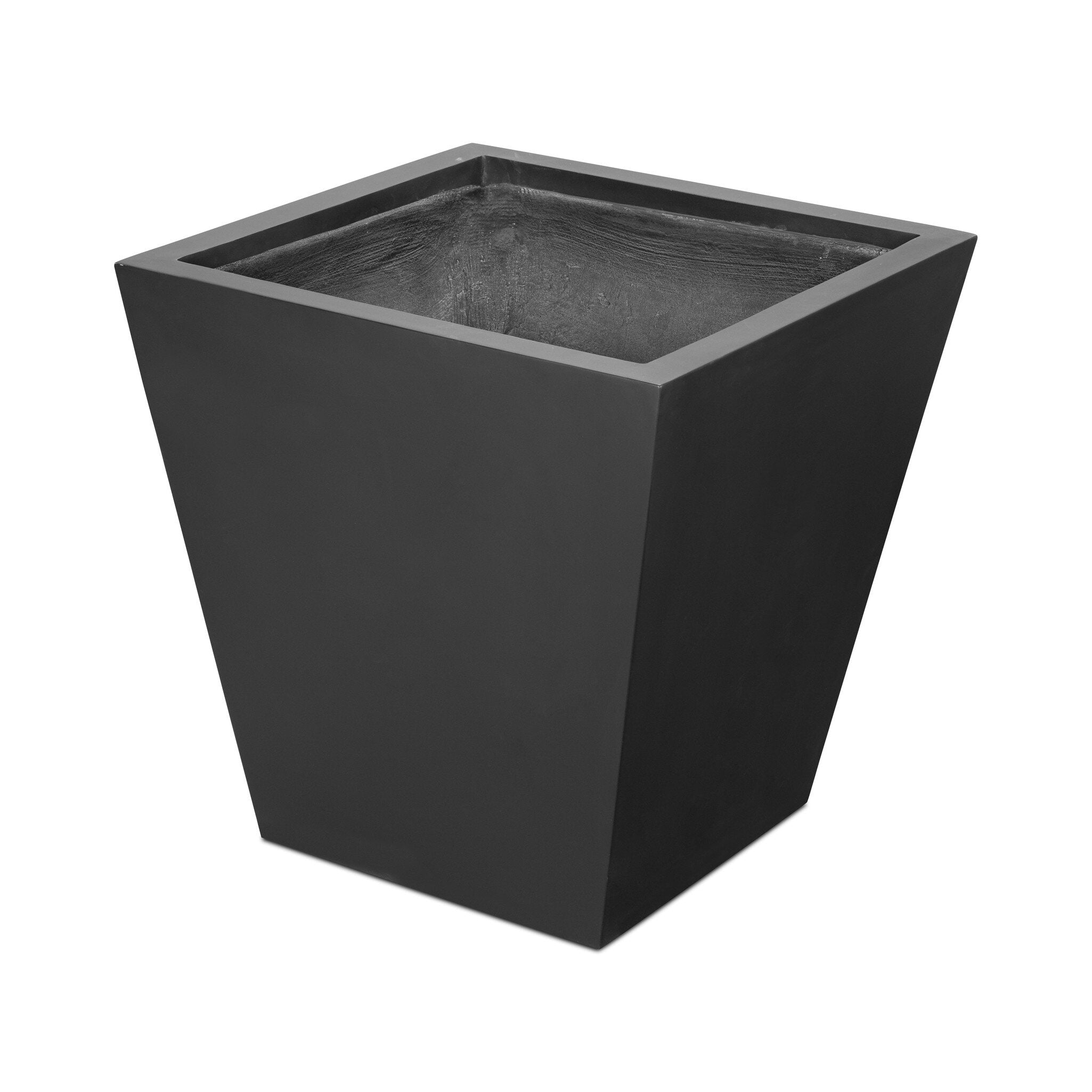 Four Hands Koto Planter — Black Concrete