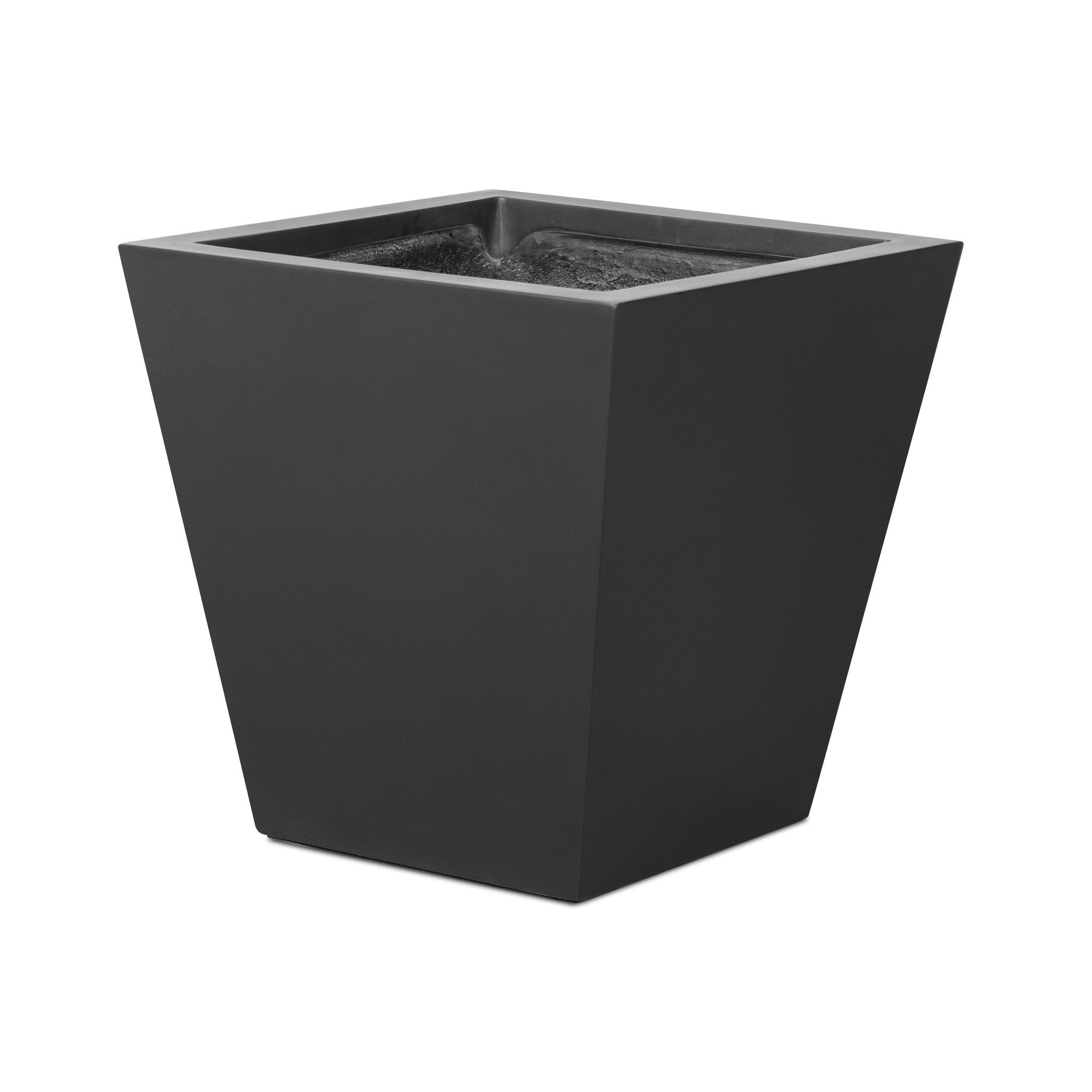 Four Hands Koto Planter — Black Concrete