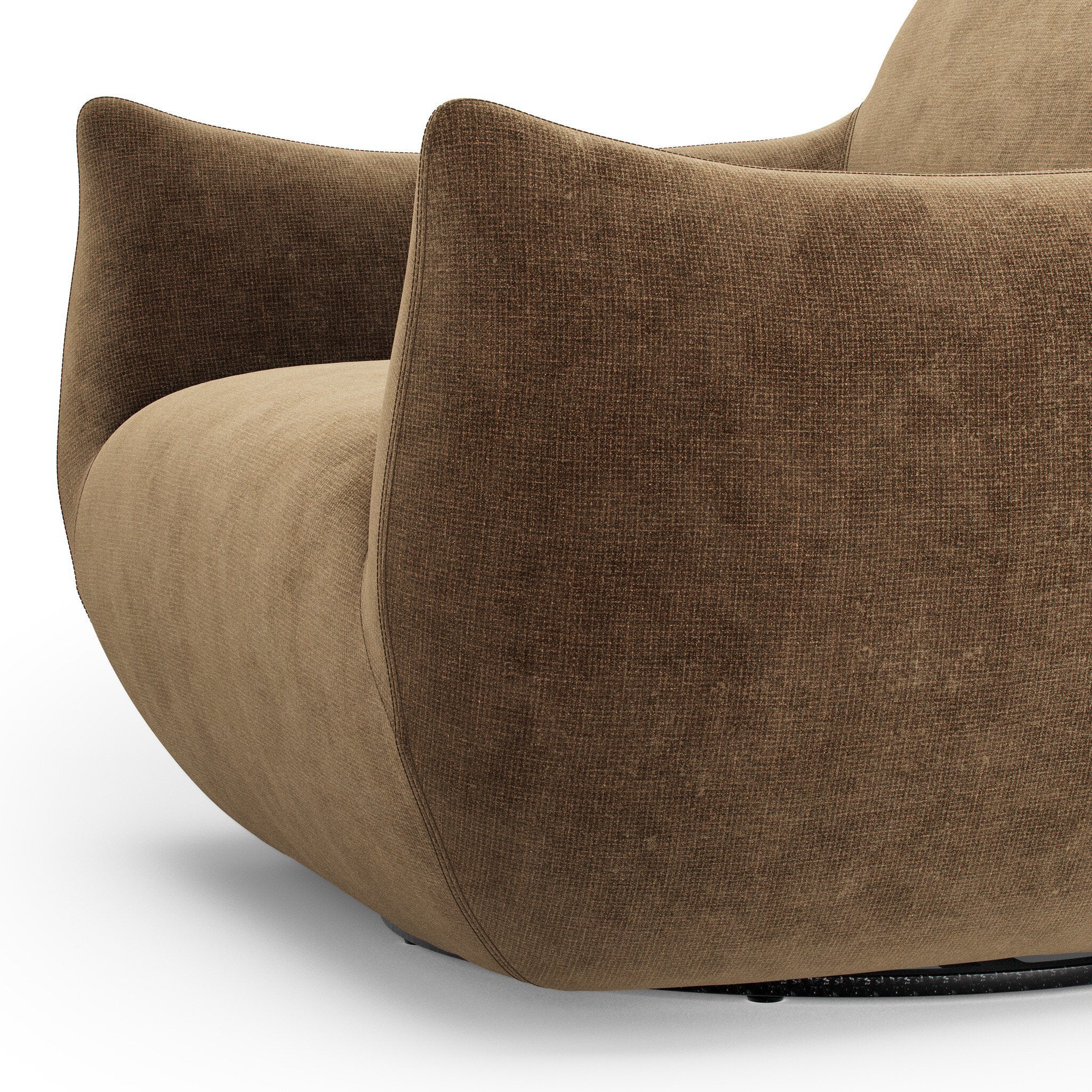 Four Hands Margot Swivel Chair — Altair Mushroom