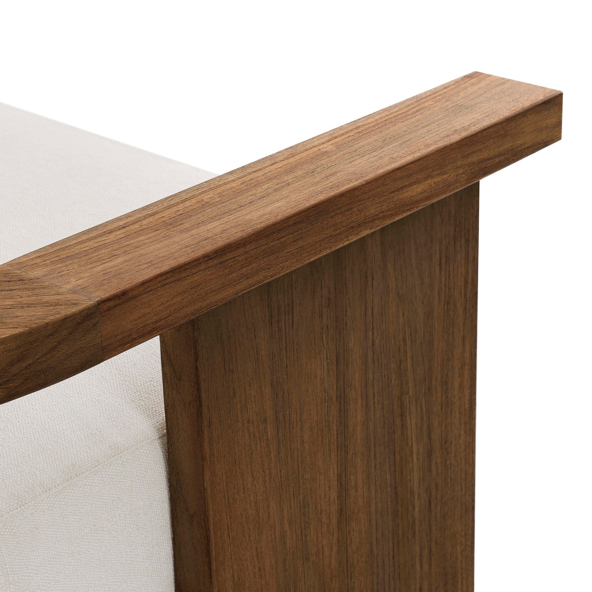 Four Hands Tahana Outdoor Sofa-96" — Alessi Linen-Stained Toasted Brown-FSC