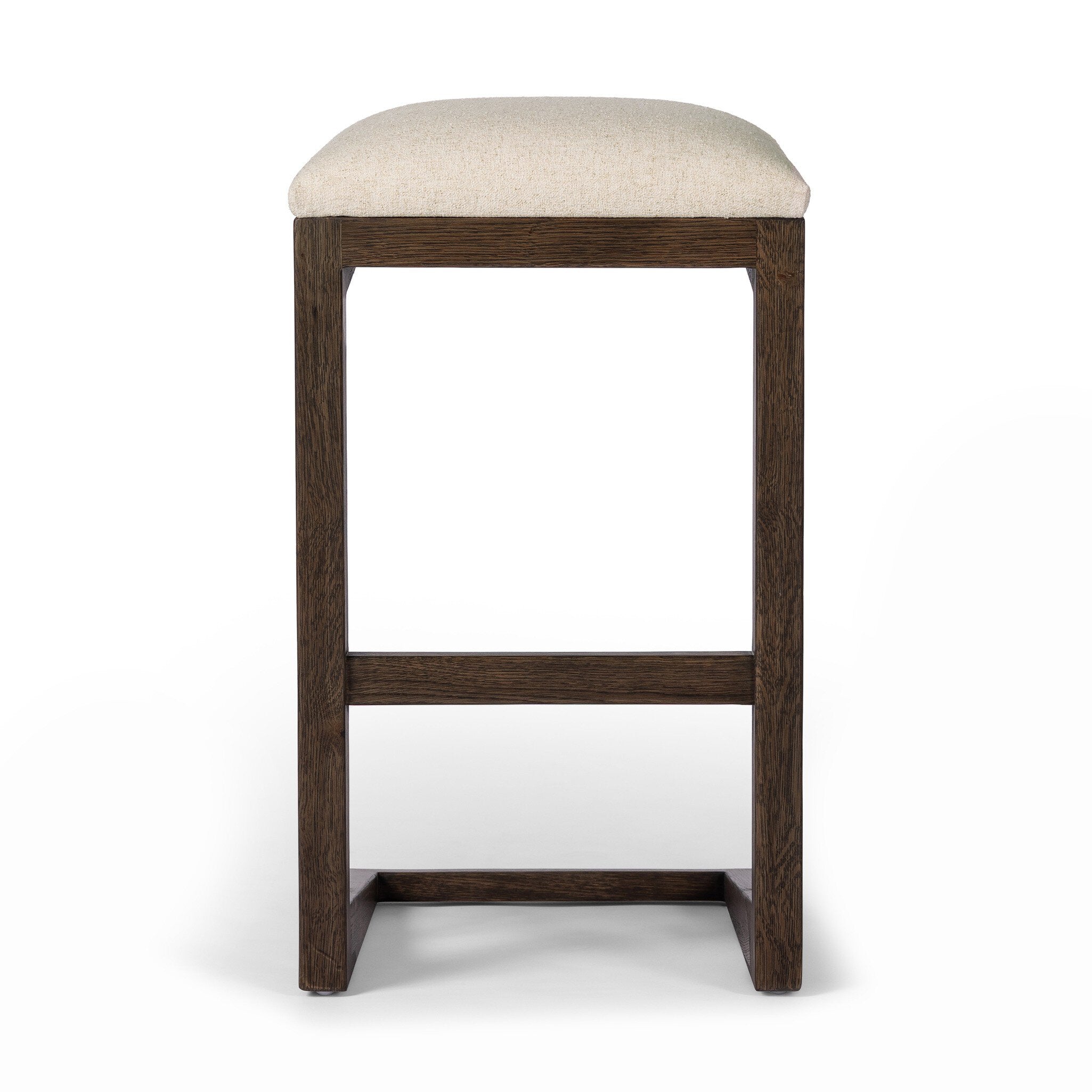 Four Hands Finn Bar + Counter Stool — Antwerp Natural-Sienna Brown Oak-Midnight Iron-Bar