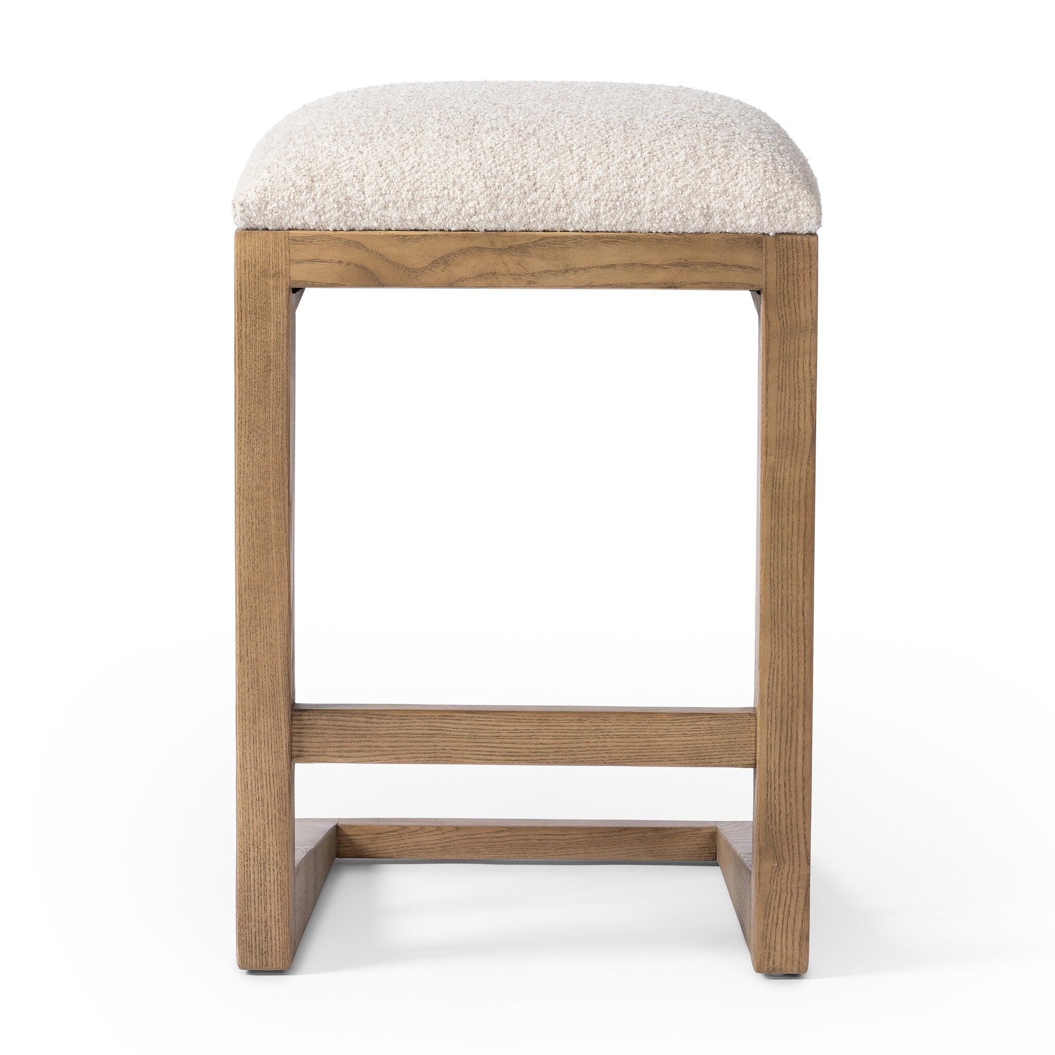 Four Hands Finn Bar + Counter Stool — Somerton Ash-Toasted Ash Solid-Gris Gunmetal-Counter