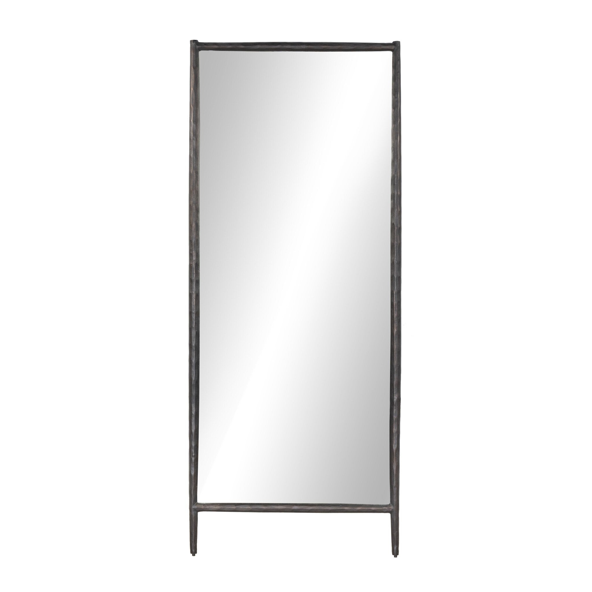 Four Hands Tapered Floor Mirror — Bronzed Aluminum