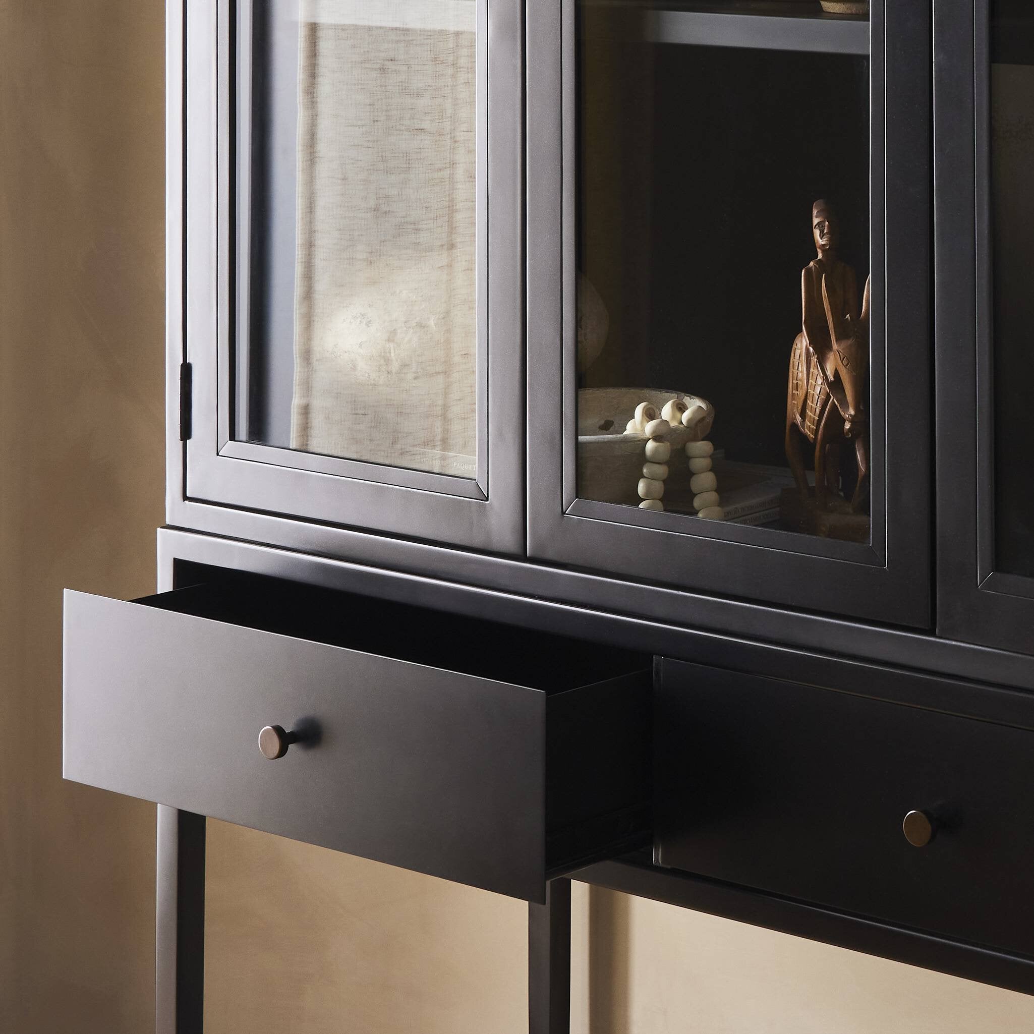 Four Hands Jimi Cabinet — Black-Weathered Bronze