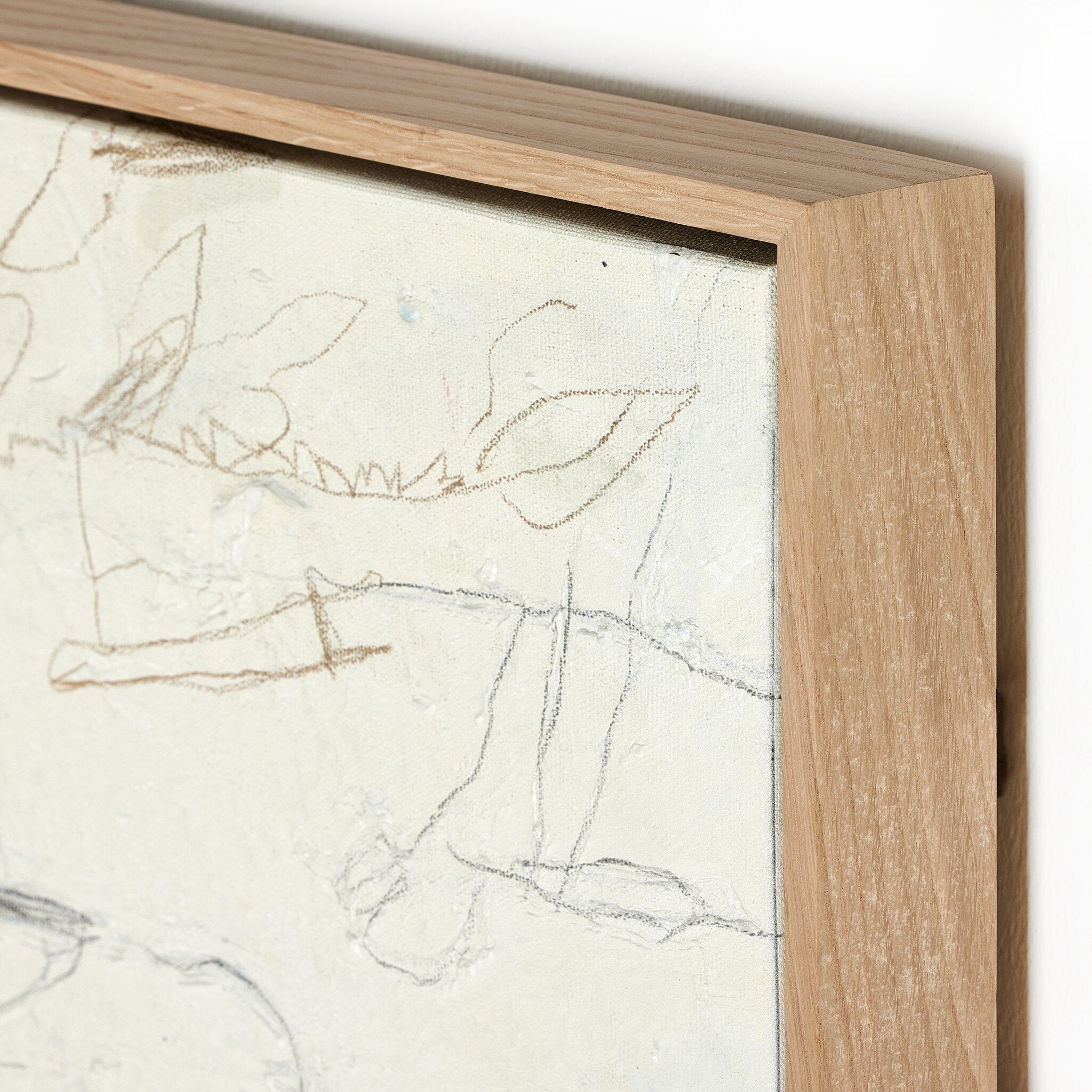 Four Hands Between The Vines and The Sea by Tyler Guinn — 241576-002 - 32.5x40.0-Vertical Grain White Oak Floater-Large