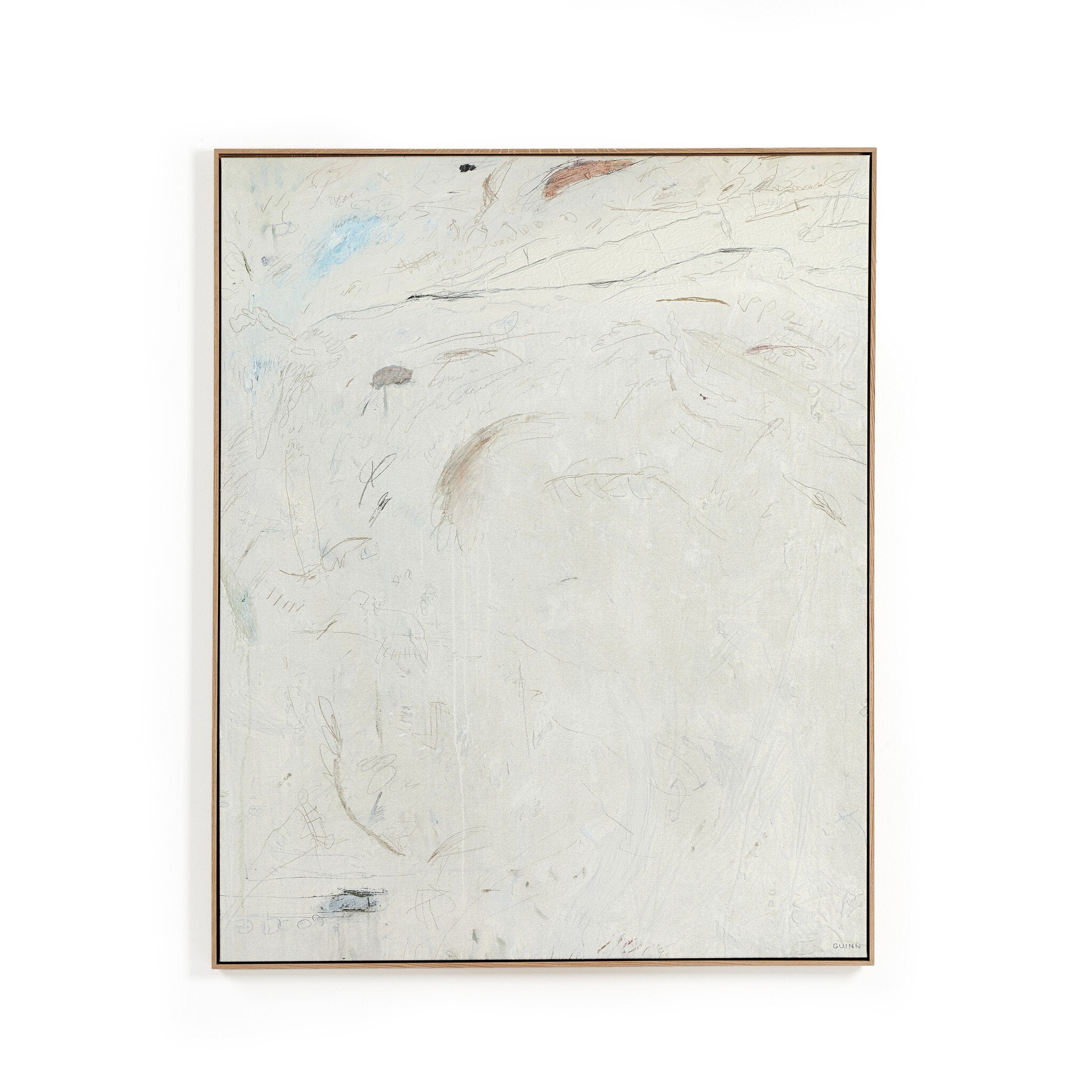 Four Hands Between The Vines and The Sea by Tyler Guinn — 241576-002 - 32.5x40.0-Vertical Grain White Oak Floater-Large