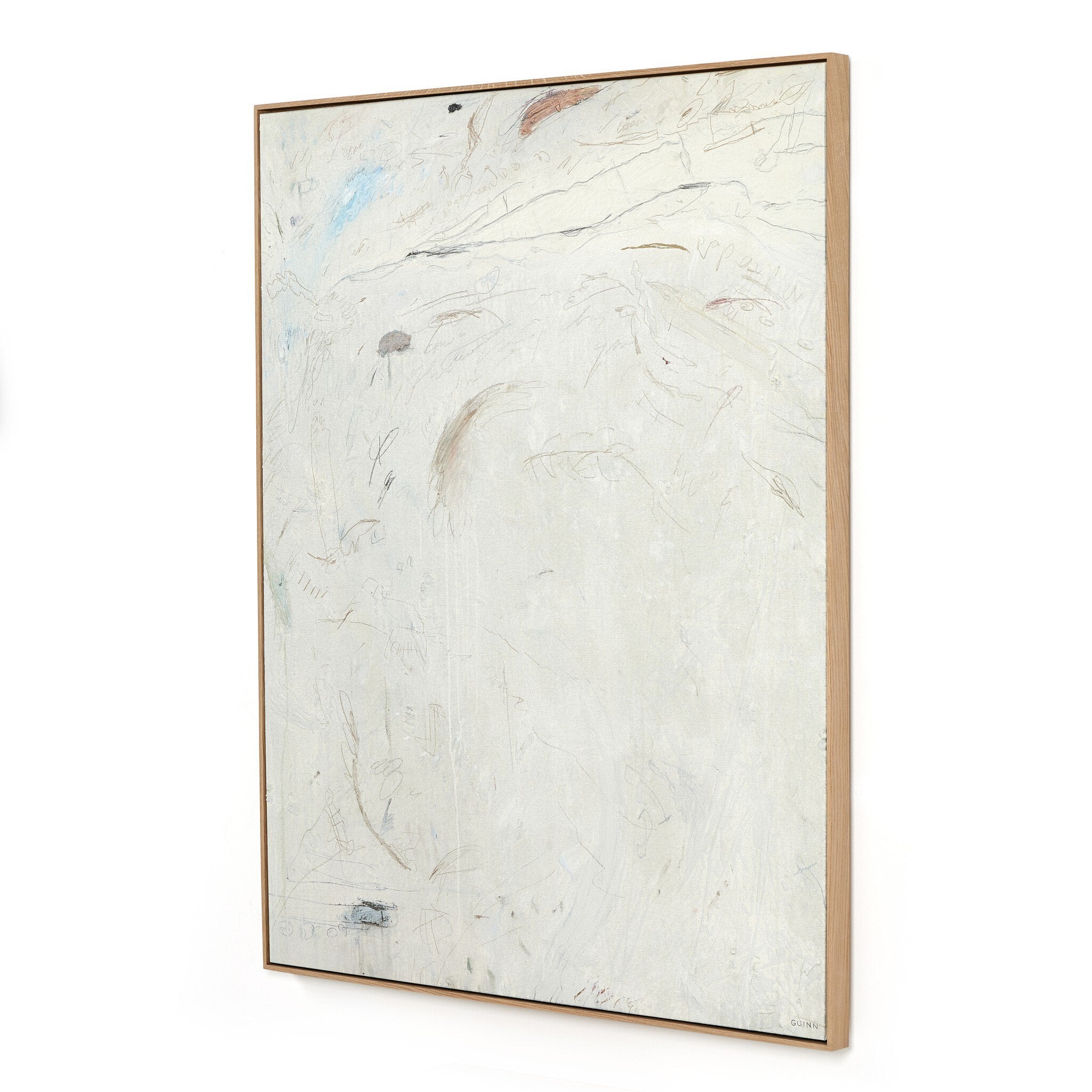 Four Hands Between The Vines and The Sea by Tyler Guinn — 241576-002 - 32.5x40.0-Vertical Grain White Oak Floater-Large