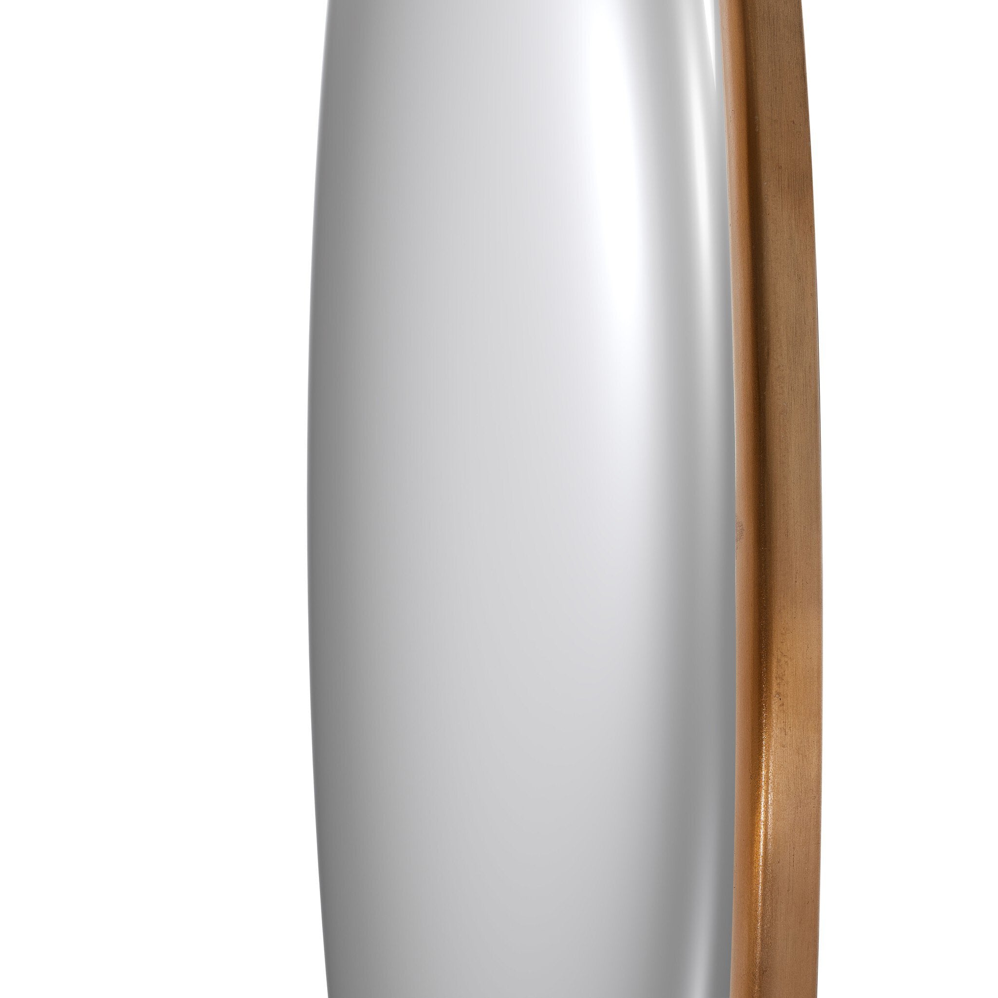 Four Hands Convex Wall Mirror — Vintage Brass