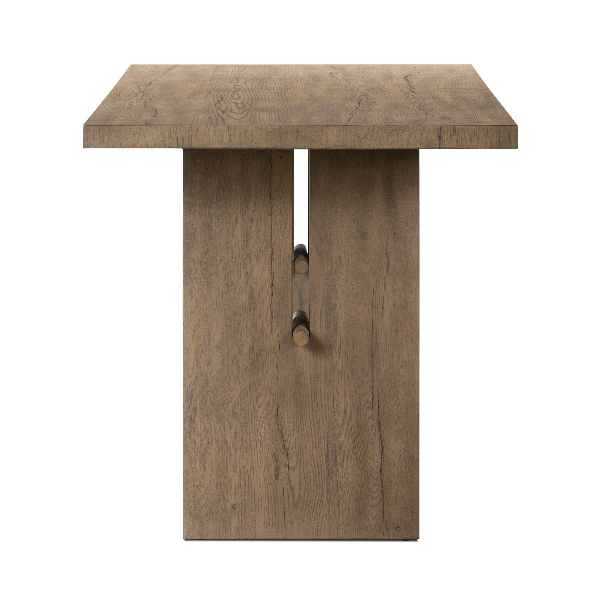 Four Hands Wylie Desk — Rustic Grey Veneer-Rustic Grey