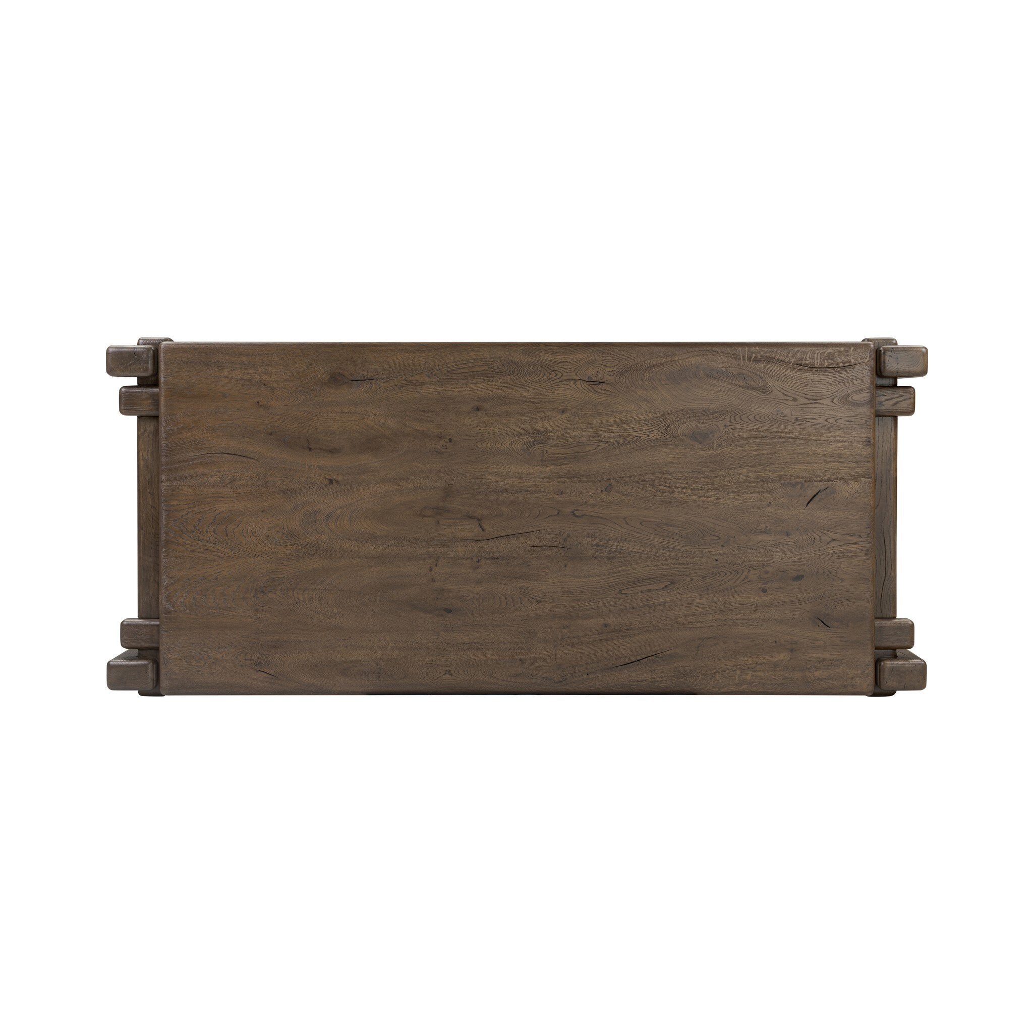 Four Hands Marcia Large Coffee Table — Grey Reclaimed French Oak