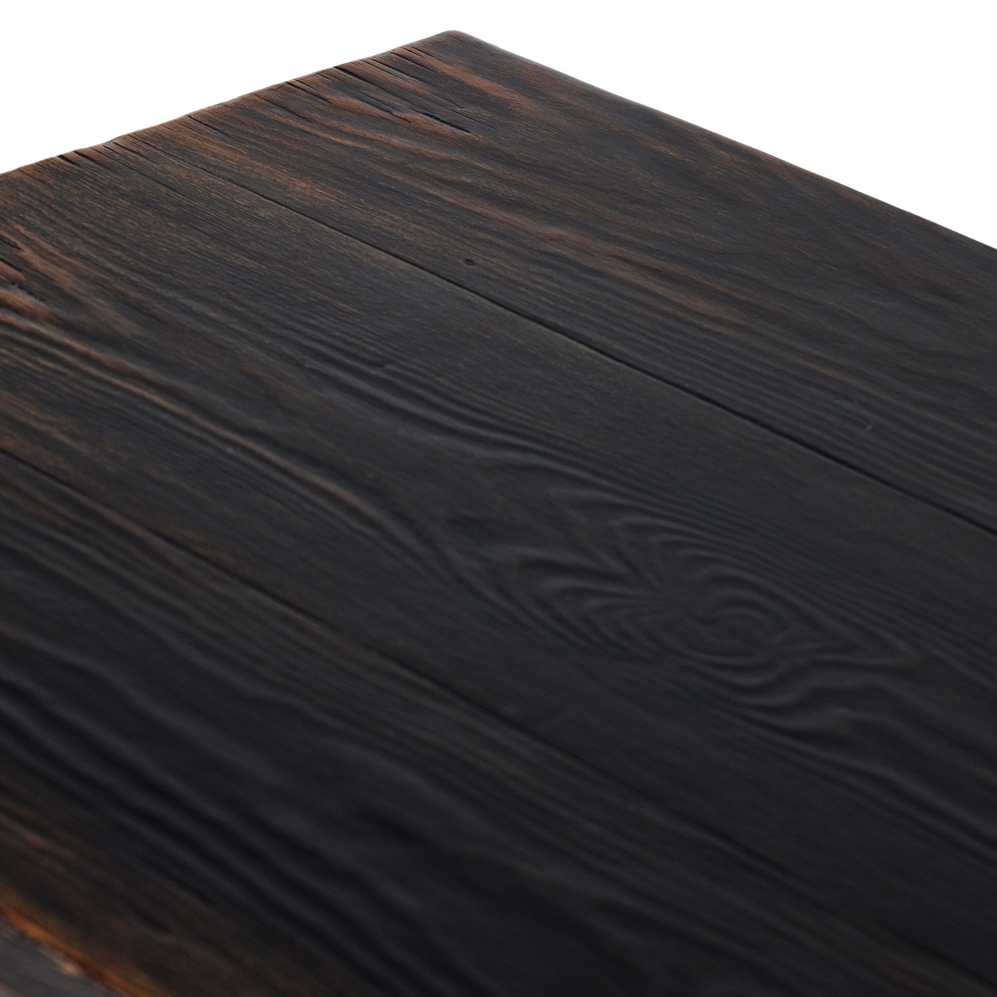 Four Hands It Takes An Hour Sideboard — Distressed Black-Distressed Black Veneer-Aged Bronze