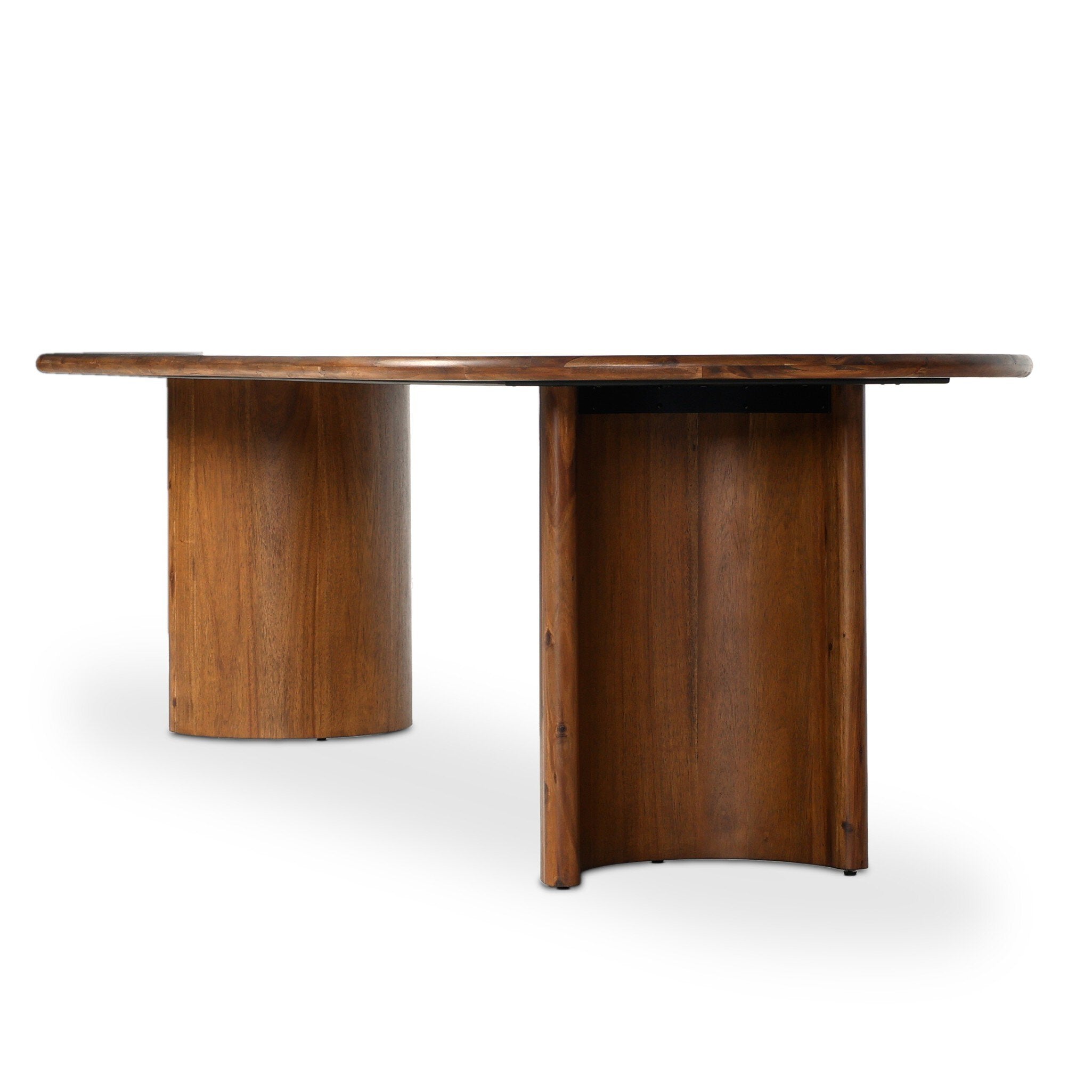 Four Hands Paden Dining Table — Seasoned Brown Acacia-Seasoned Brown Acacia Solid