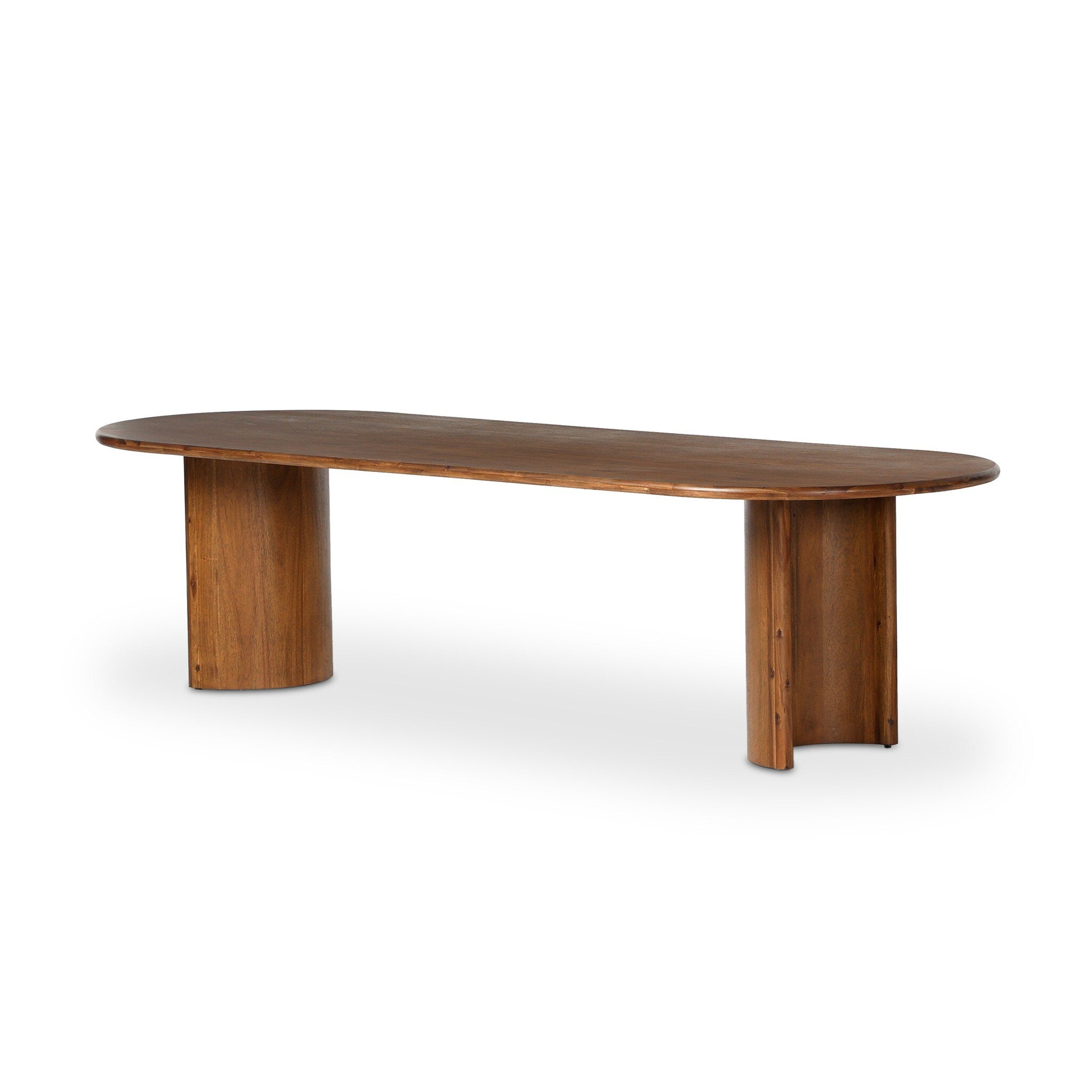 Four Hands Paden Dining Table — Seasoned Brown Acacia-Seasoned Brown Acacia Solid
