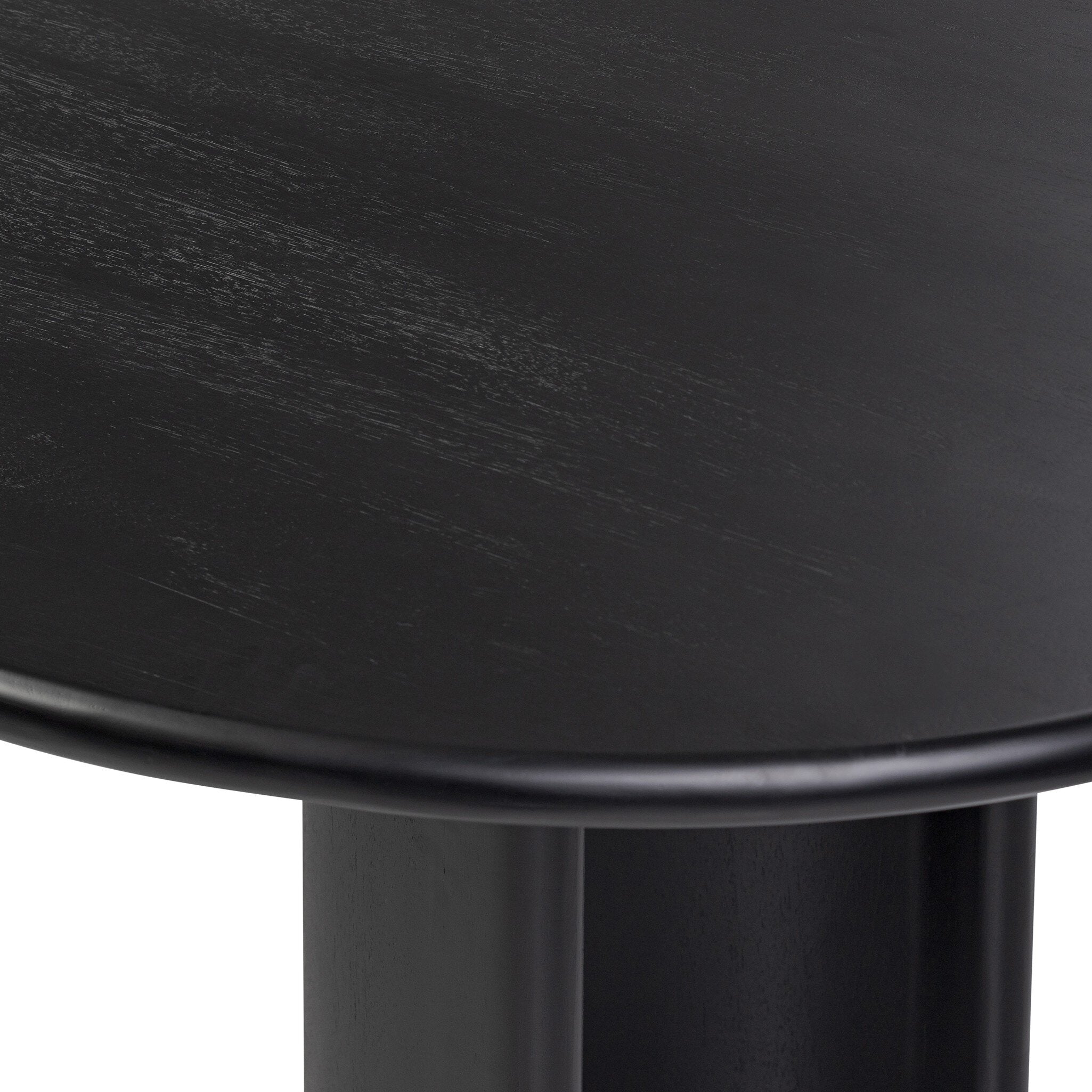 Four Hands Paden Dining Table — Aged Black Acacia-Aged Black Acacia Solid