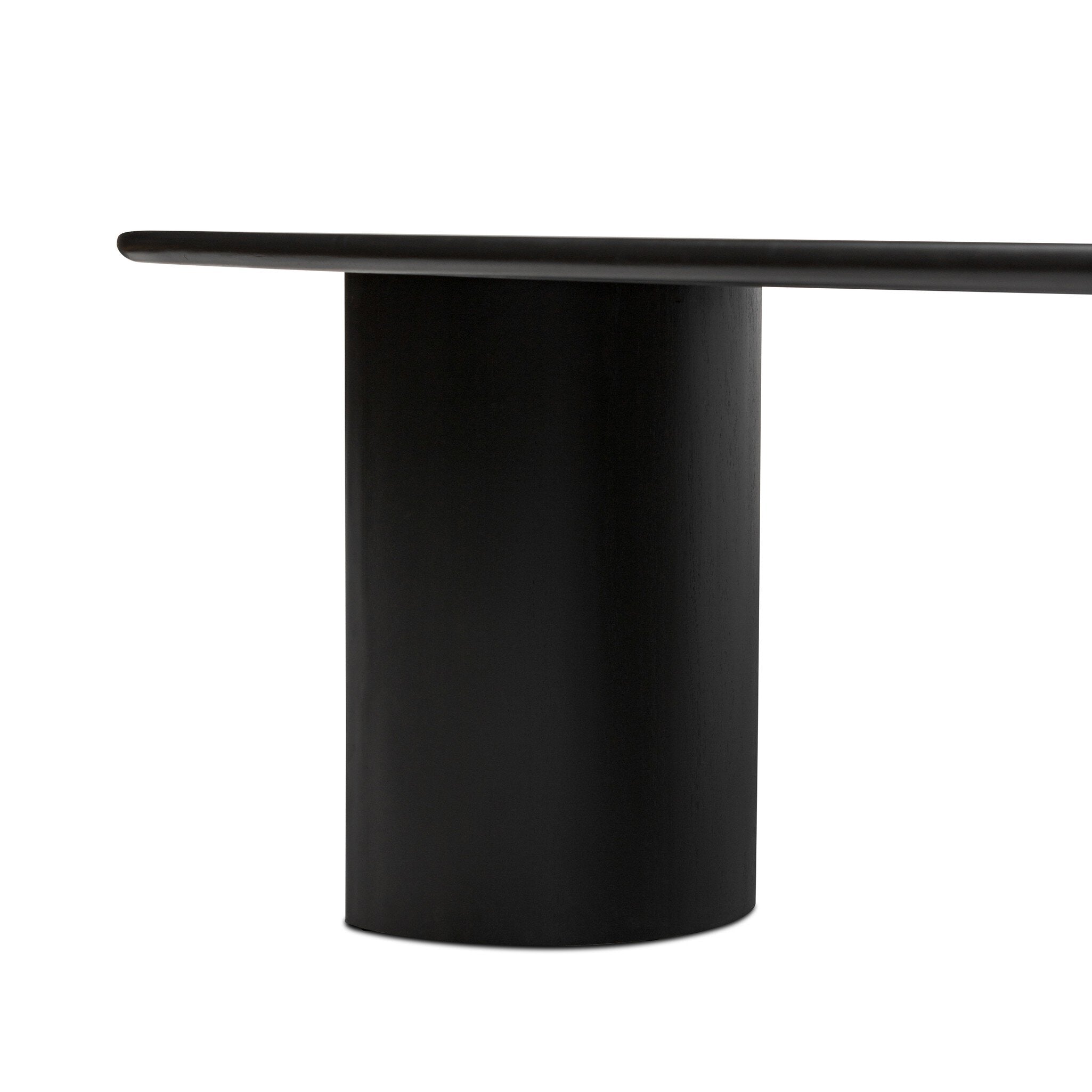 Four Hands Paden Dining Table — Aged Black Acacia-Aged Black Acacia Solid