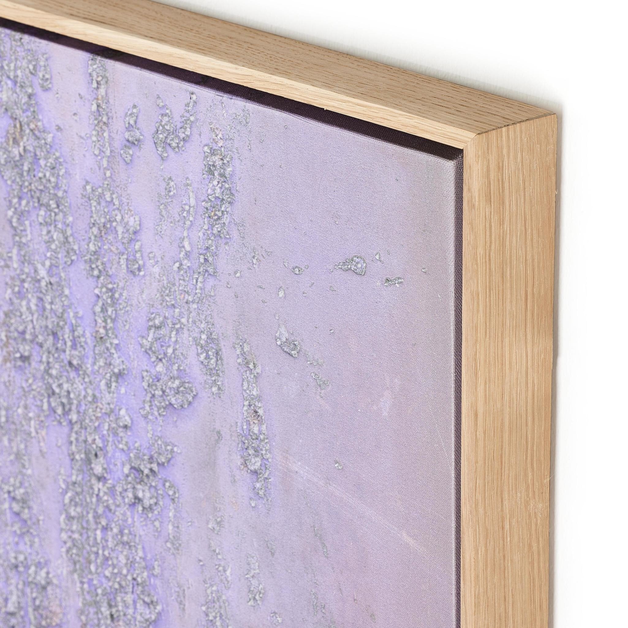 Four Hands Where The Wild Lilacs Grow by Tyler Guinn — 242609-003 - 32.0x40.0-Vertical Grain White Oak Floater-Large