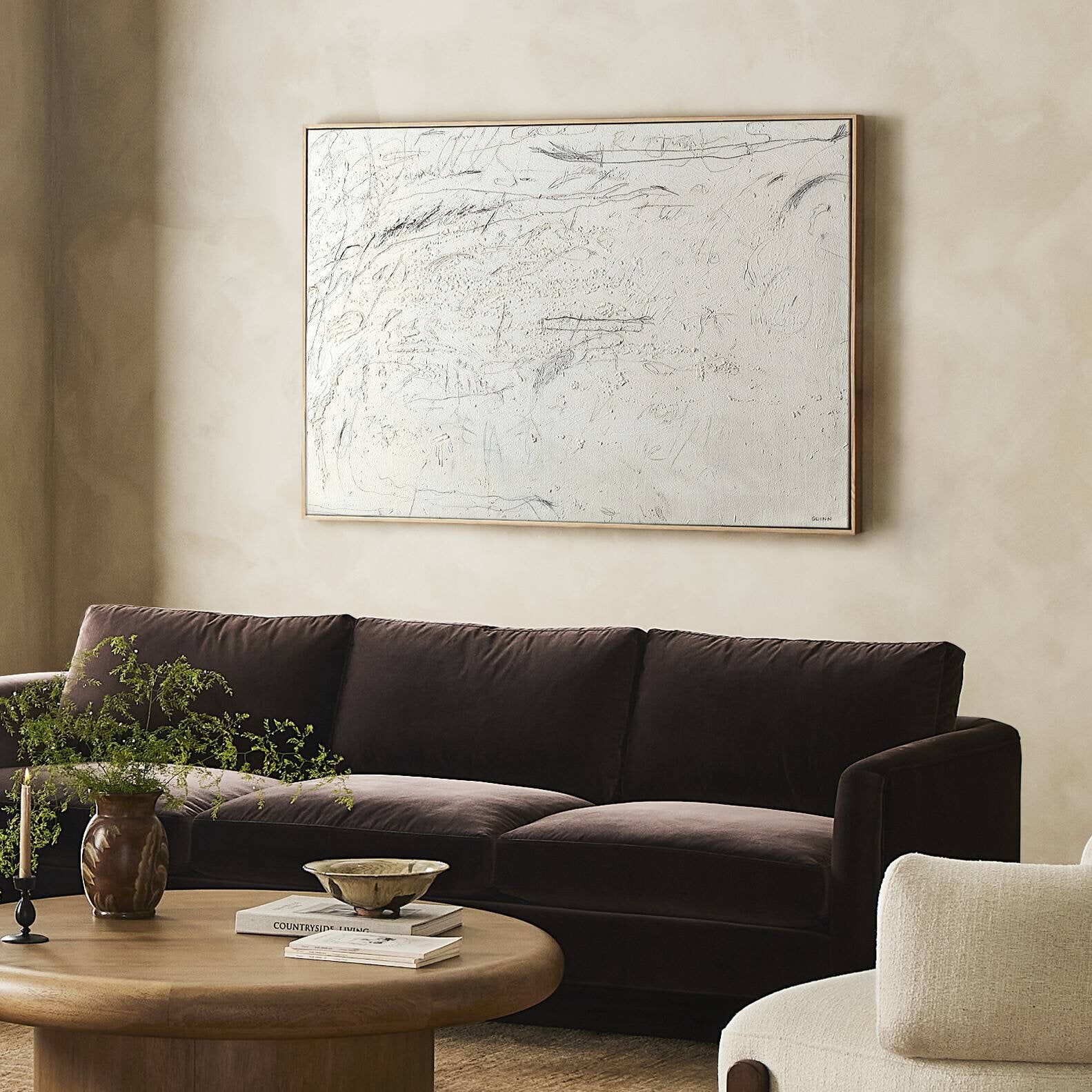 Four Hands Examination Of The Rose by Tyler Guinn — 242757-001 - 60.0x40.5-Vertical Grain White Oak Floater-Oversized