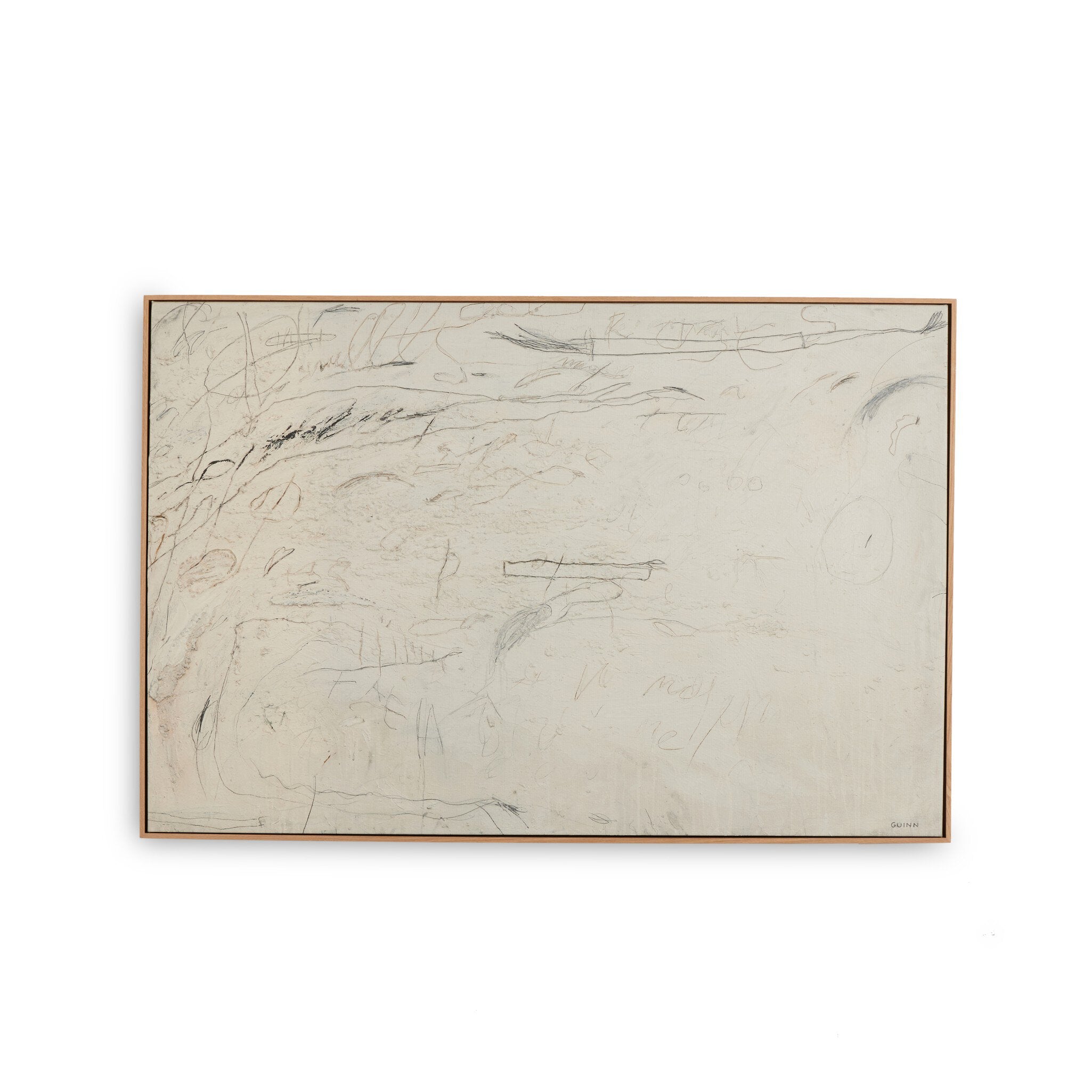 Four Hands Examination Of The Rose by Tyler Guinn — 242757-001 - 60.0x40.5-Vertical Grain White Oak Floater-Oversized