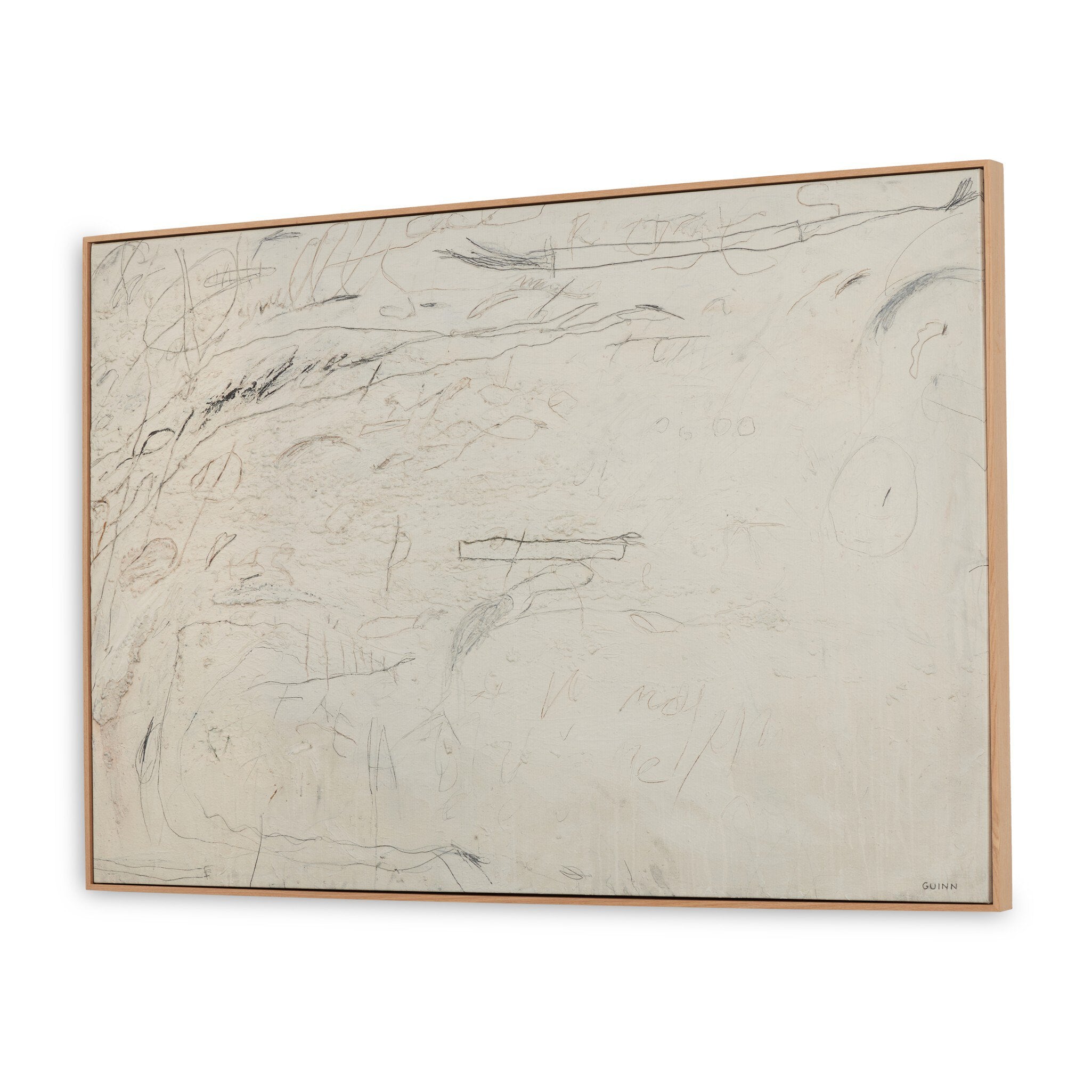 Four Hands Examination Of The Rose by Tyler Guinn — 242757-001 - 60.0x40.5-Vertical Grain White Oak Floater-Oversized