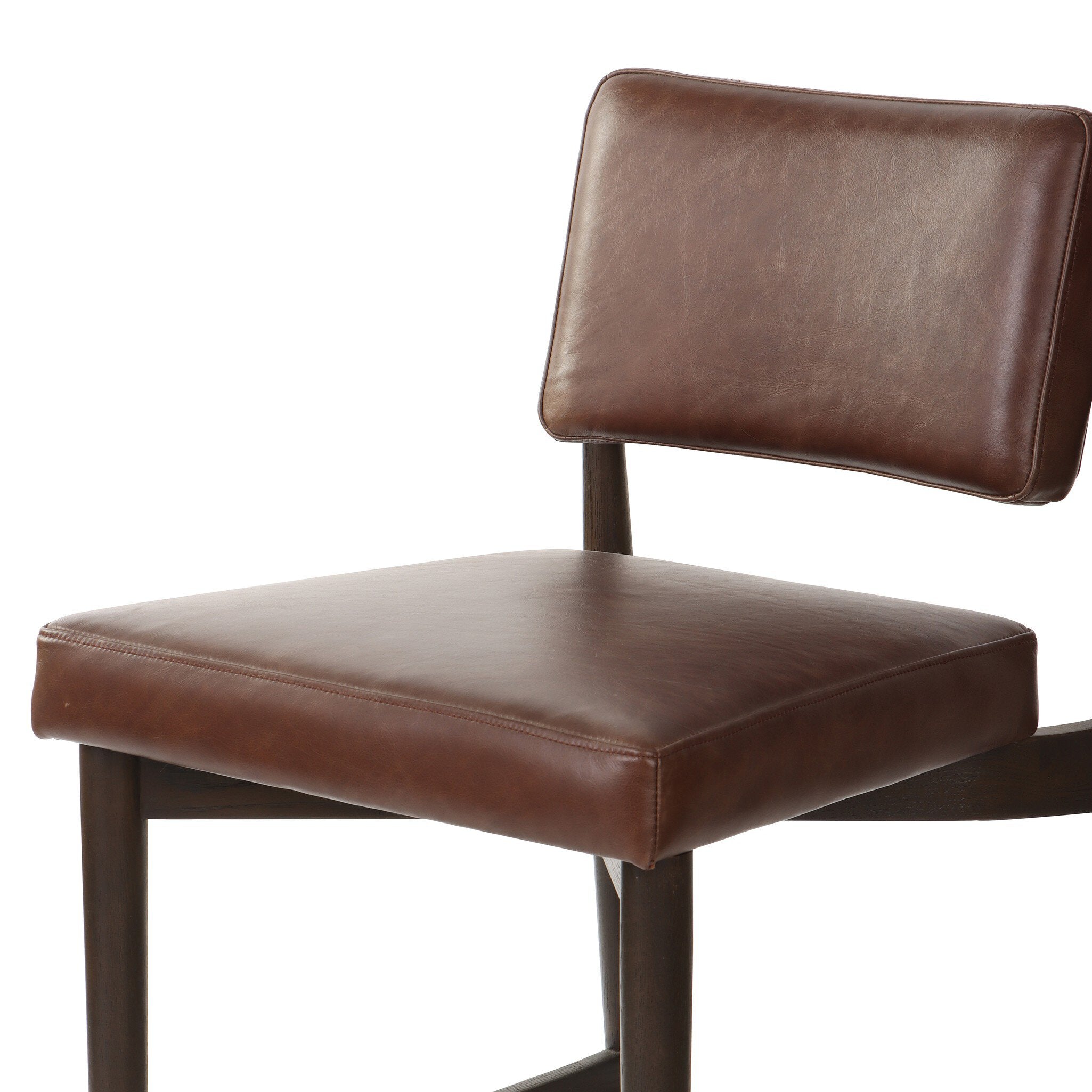 Four Hands Anton Bar + Counter Stool — Havana Brown-Burnt Oak-Raw Iron-Bar