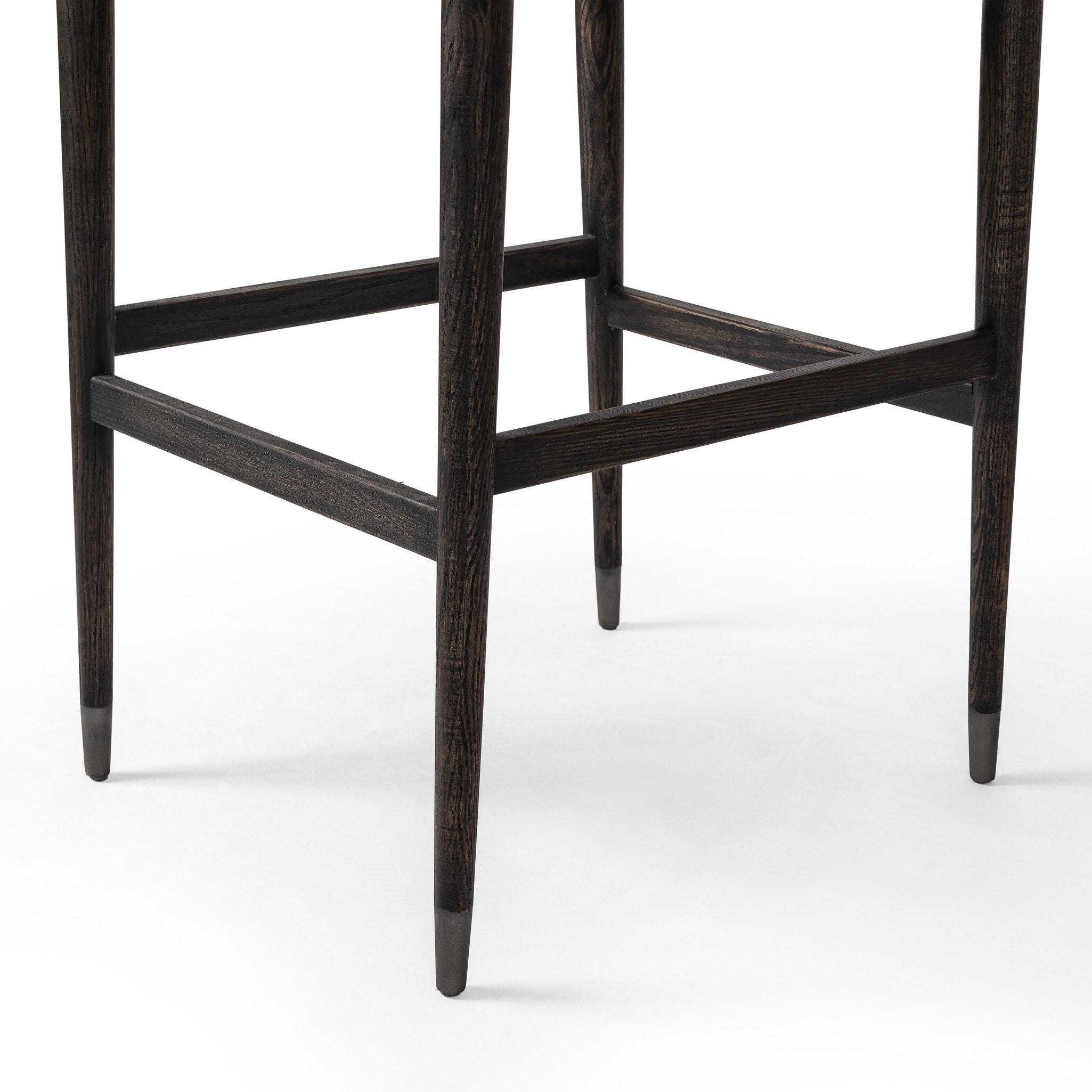 Four Hands Anton Bar + Counter Stool — Savile Flax-Black Wash-Raw Iron-Bar