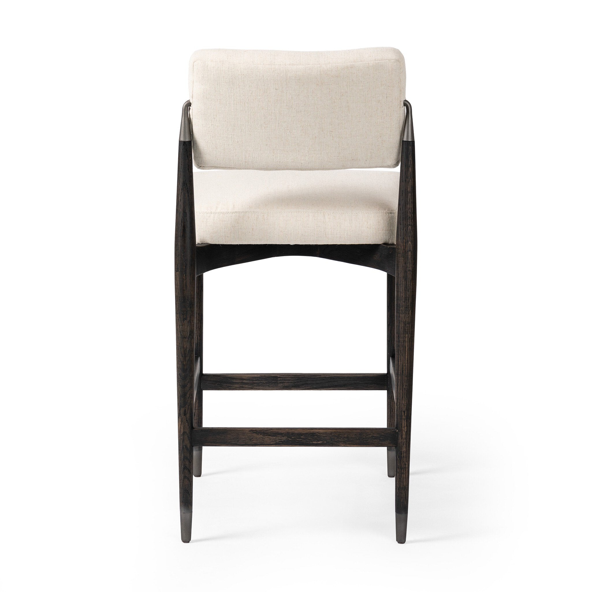 Four Hands Anton Bar + Counter Stool — Savile Flax-Black Wash-Raw Iron-Counter