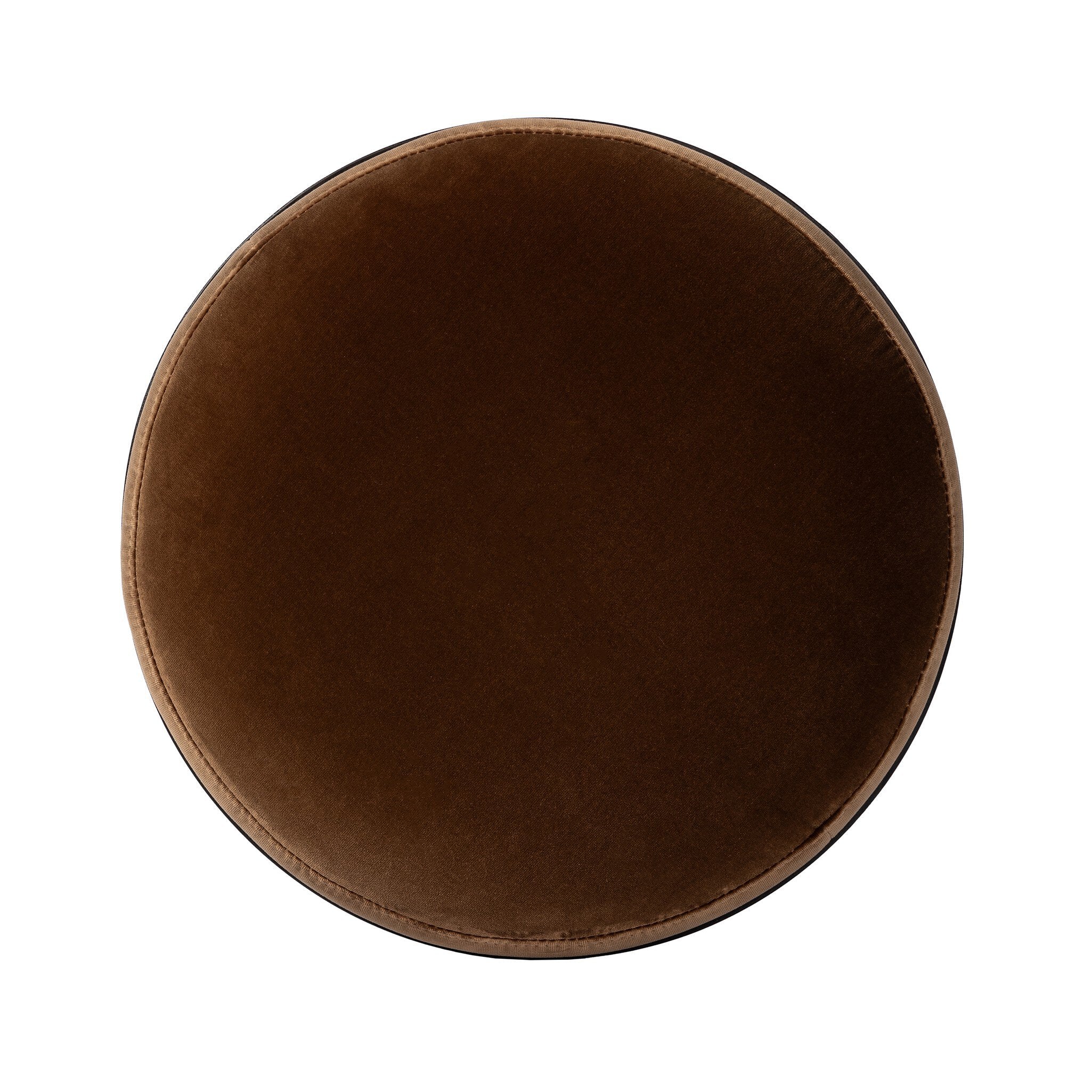 Four Hands Corinne Accent Stool — Surrey Ochre-Hammered Bronze-Textured Bronze