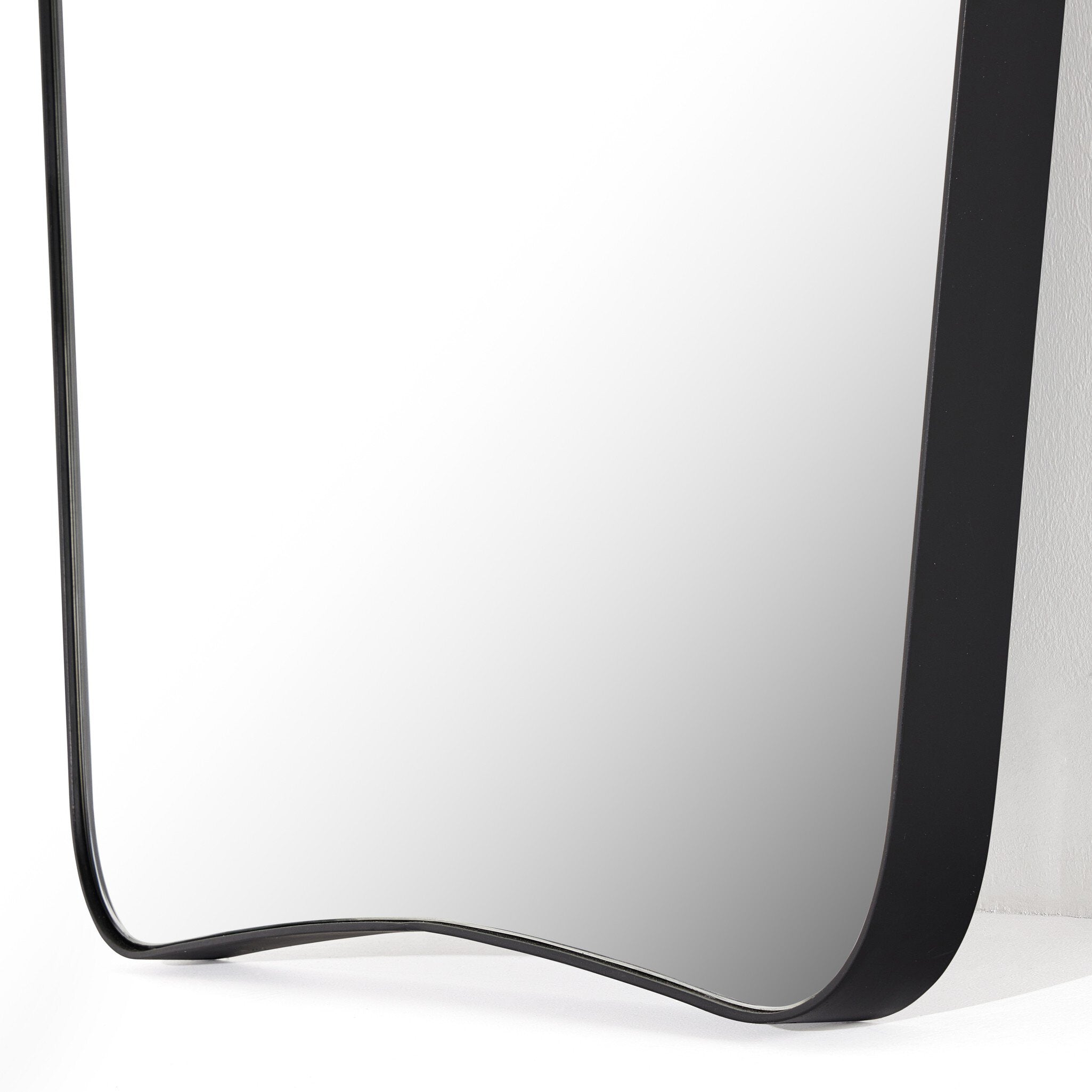 Four Hands Merona Mantel Mirror — Iron Matte Black