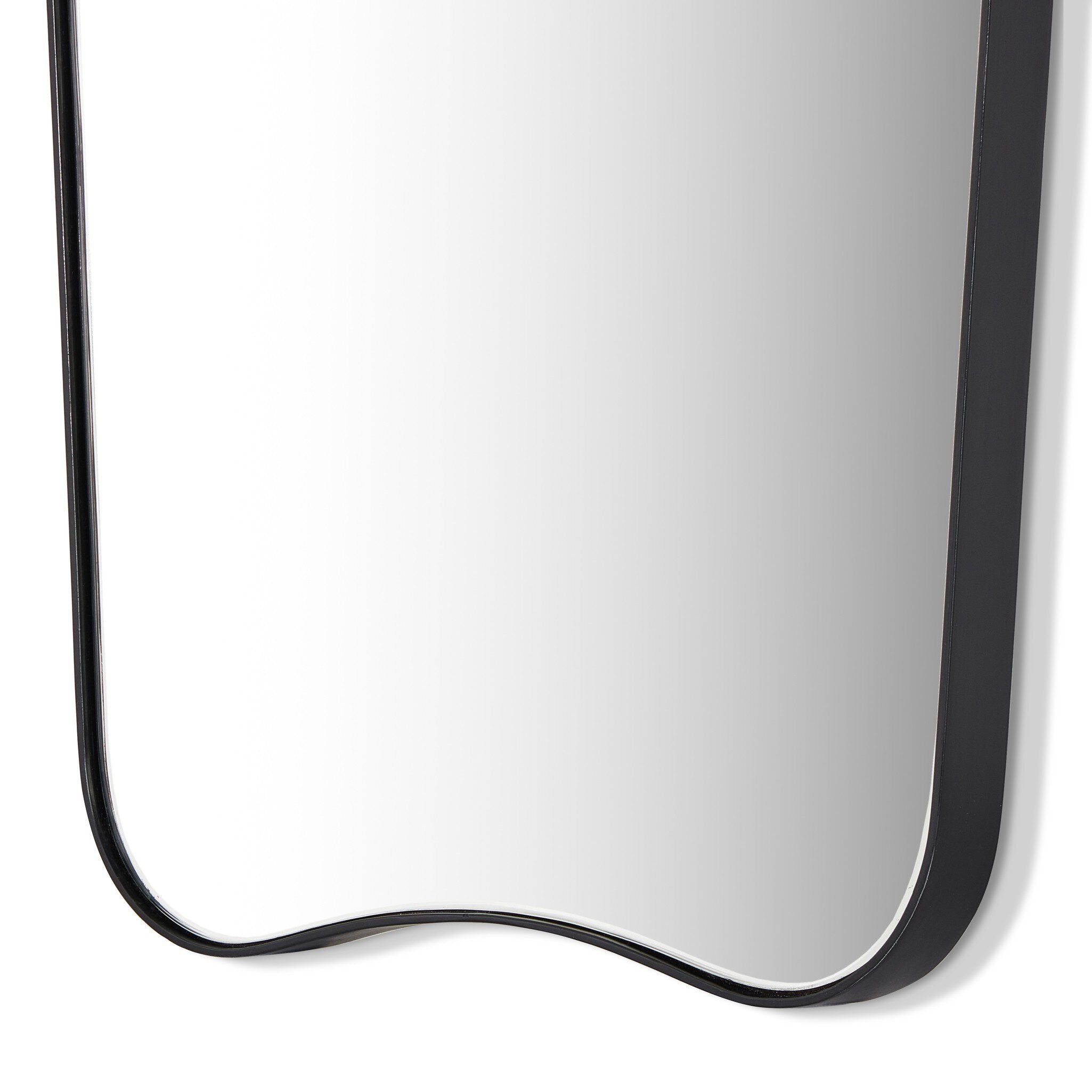 Four Hands Merona Wall Mirror — Iron Matte Black