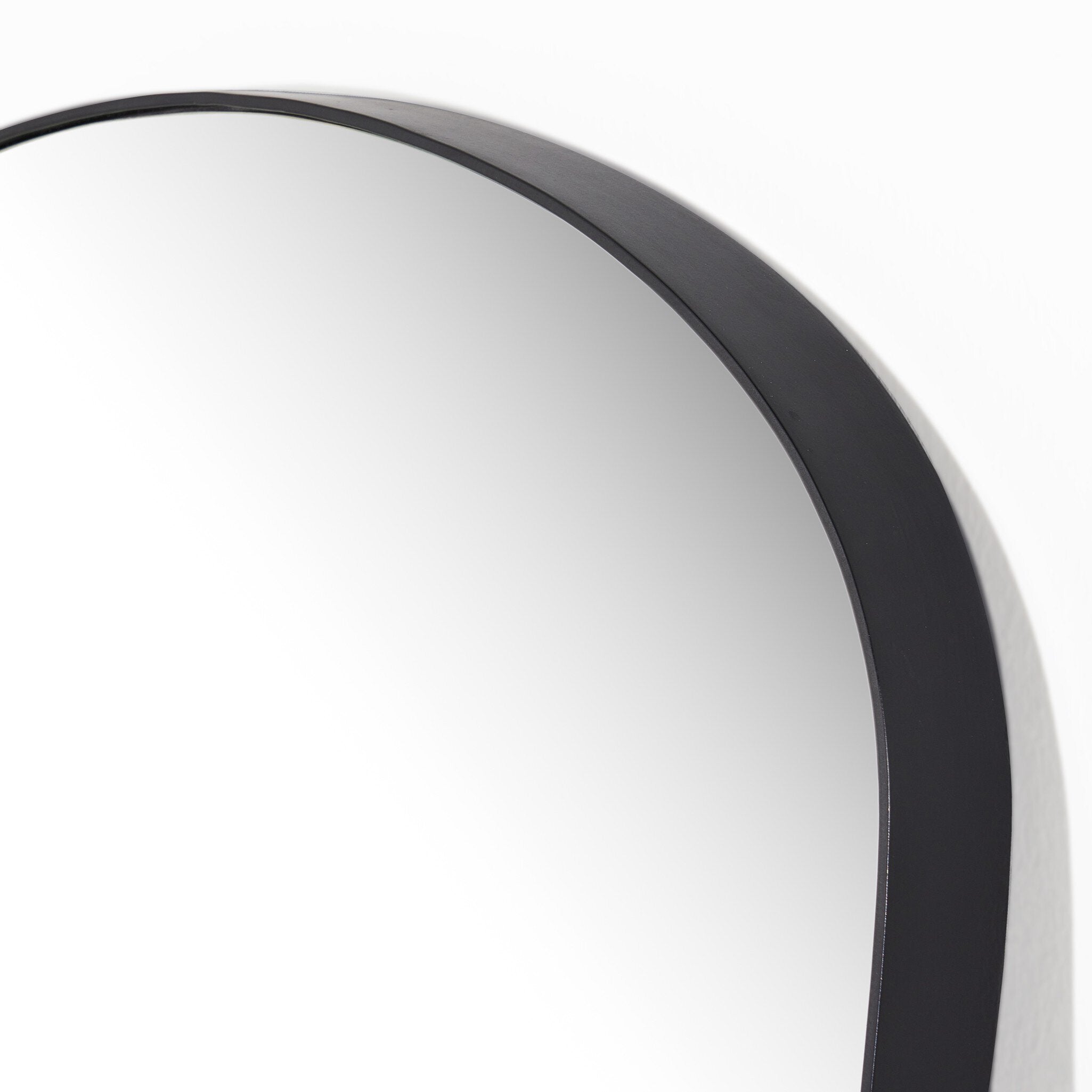 Four Hands Merona Wall Mirror — Iron Matte Black