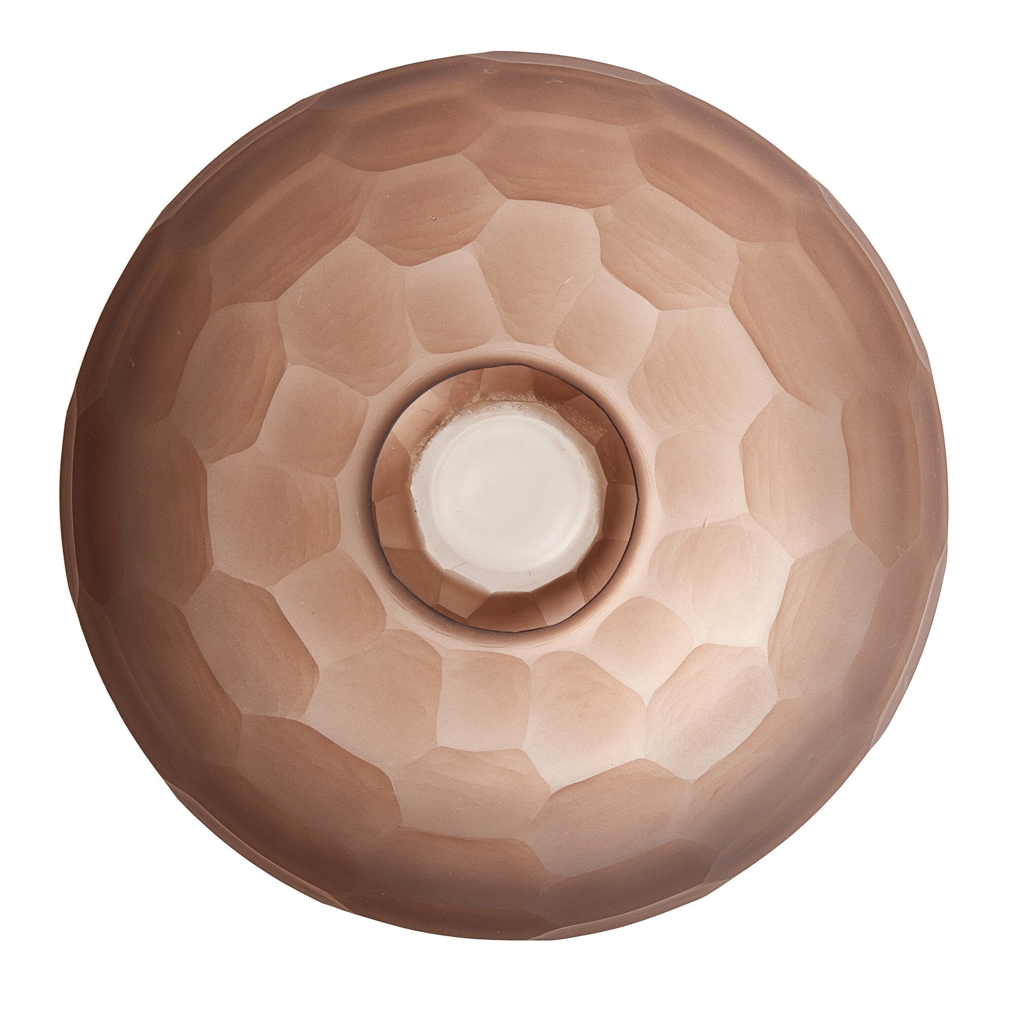 Four Hands Textured Glass Vase — Smoked Textured Glass