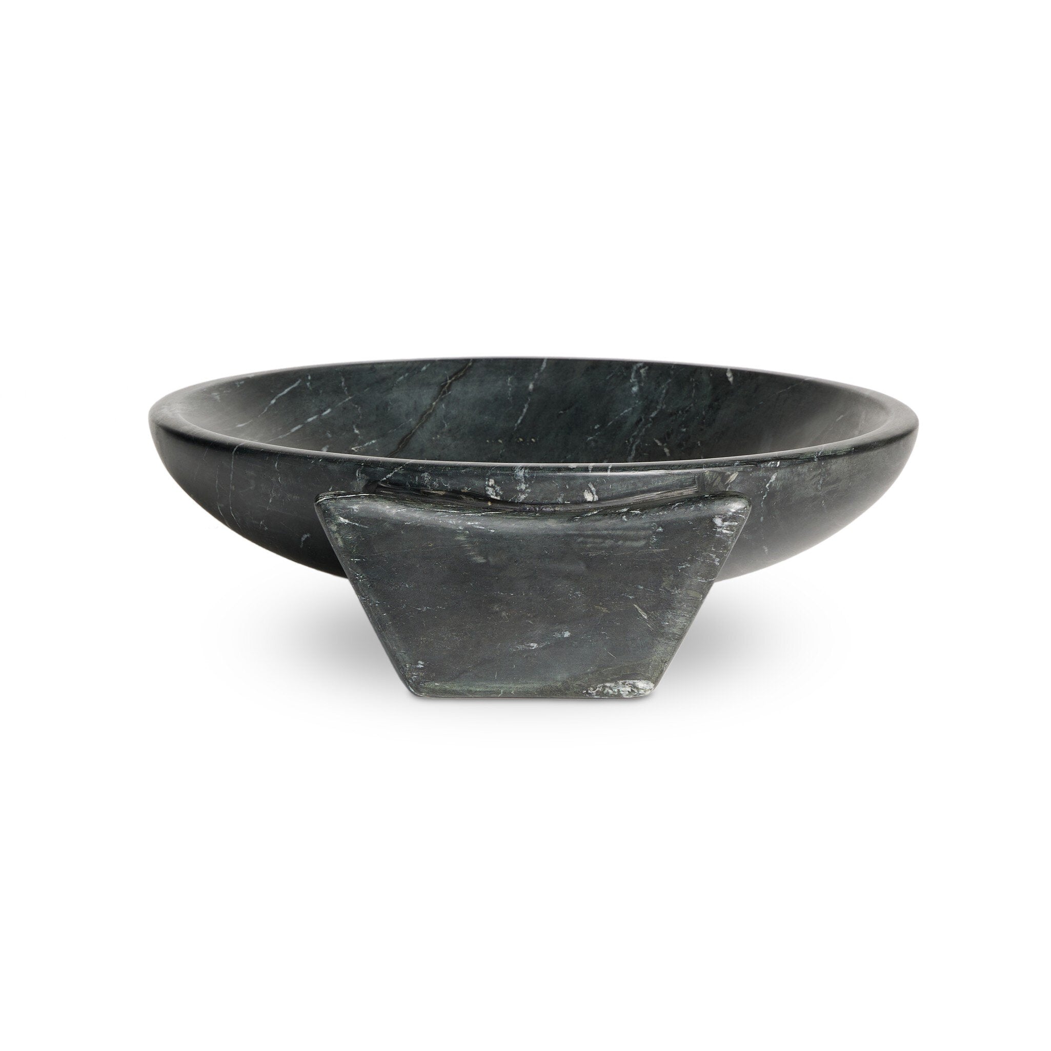 Four Hands Cradle Bowl — Black Marble