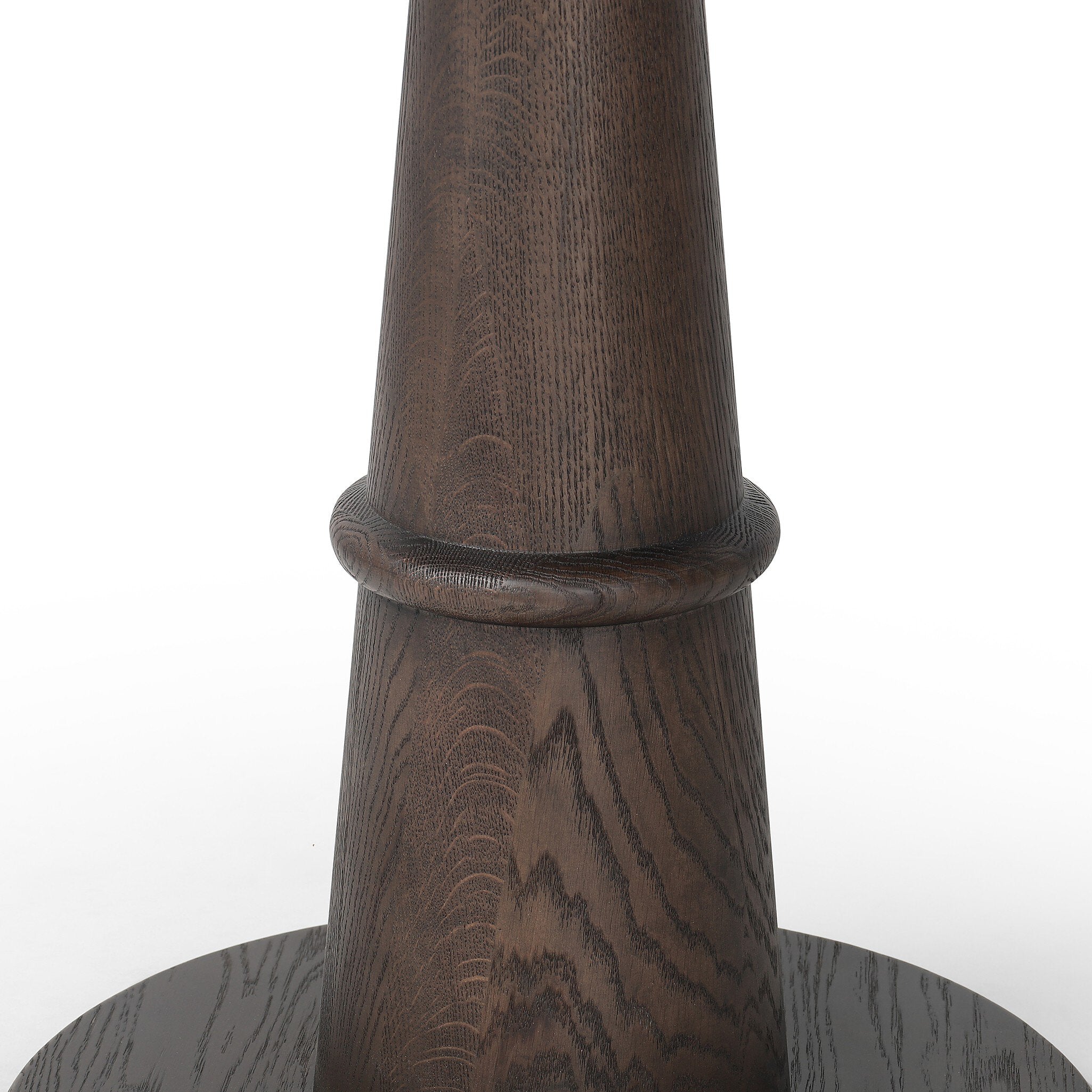 Four Hands Goetz Bistro Table — Brown Ash-Brown Oak Veneer