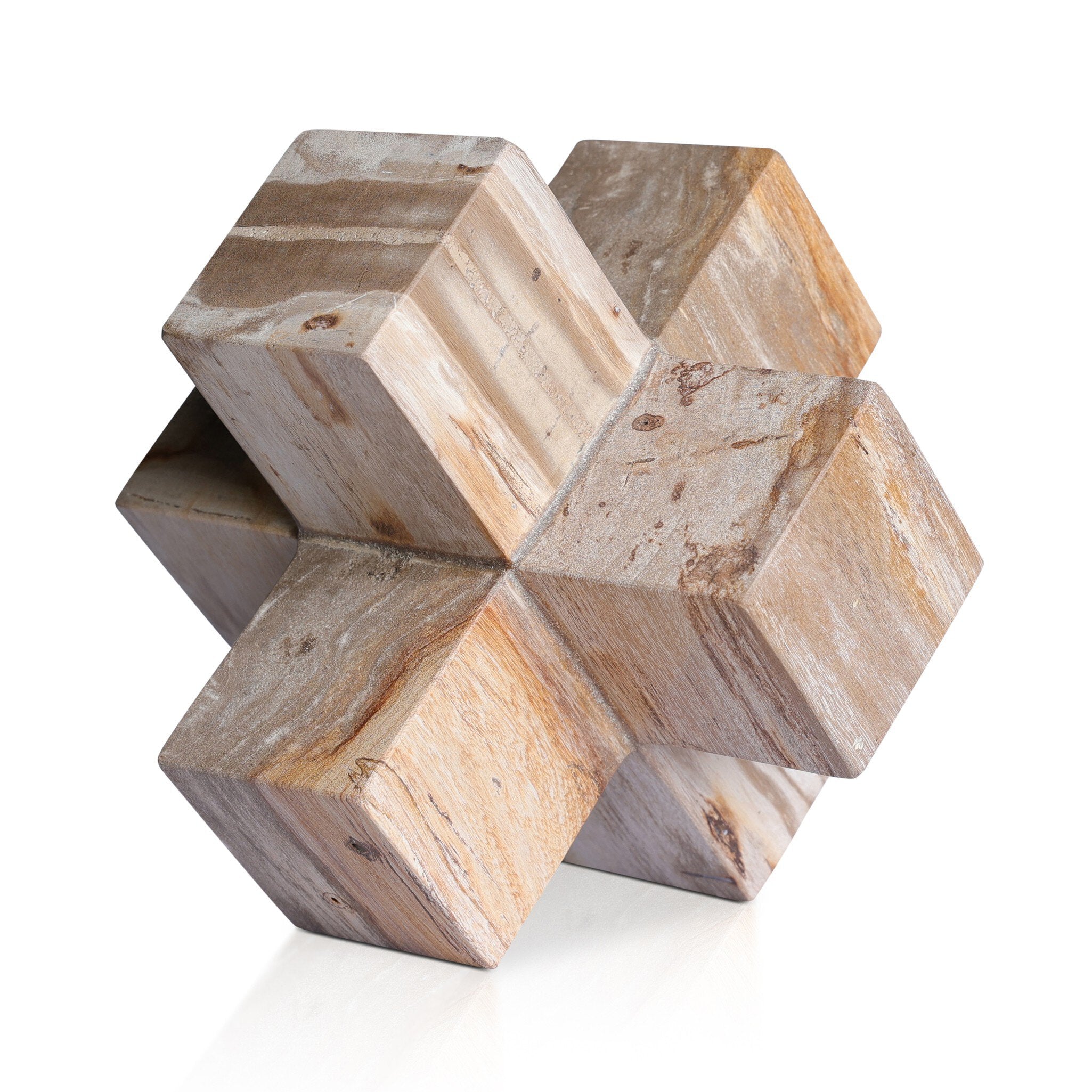 Four Hands Petrified Wood Jack — Light Petrified Wood