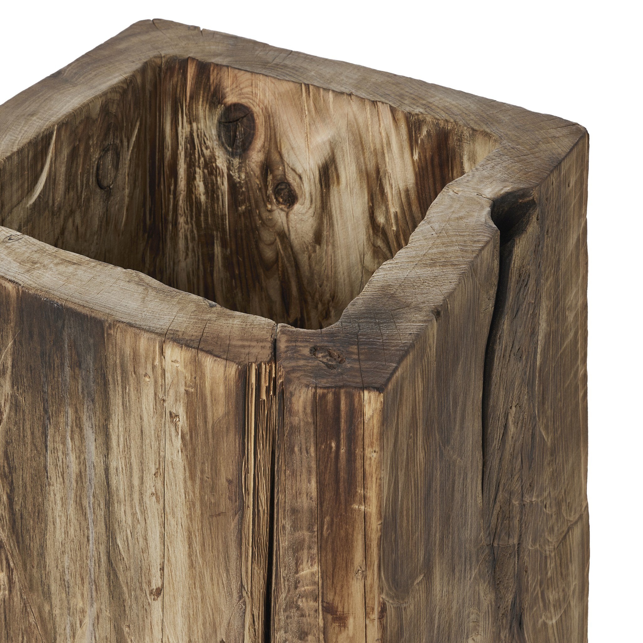 Four Hands Tora Planter — Burnt Reclaimed