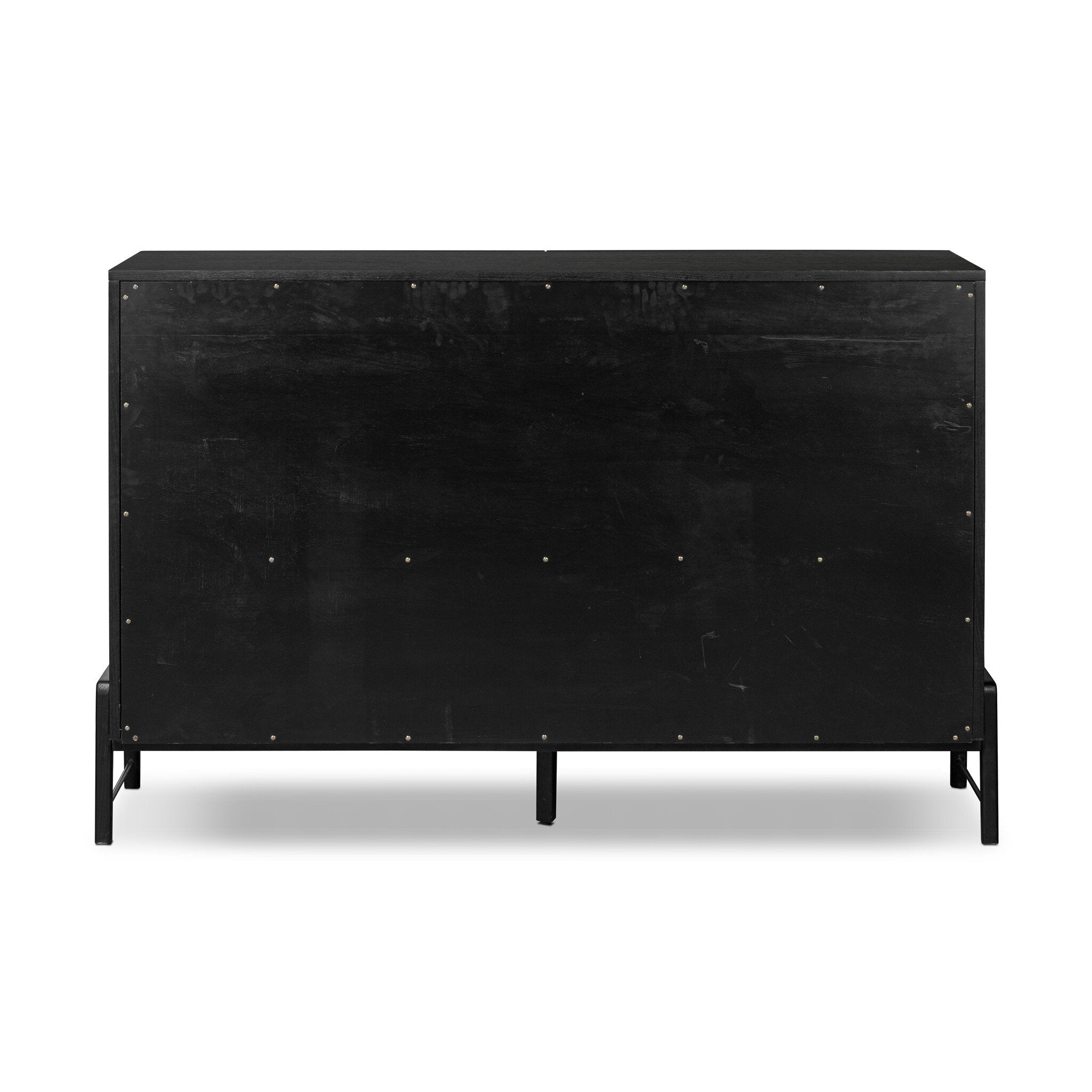 Four Hands Rosedale 8 Drawer Dresser — Ebony Oak-Chaps Sand-Gunmetal