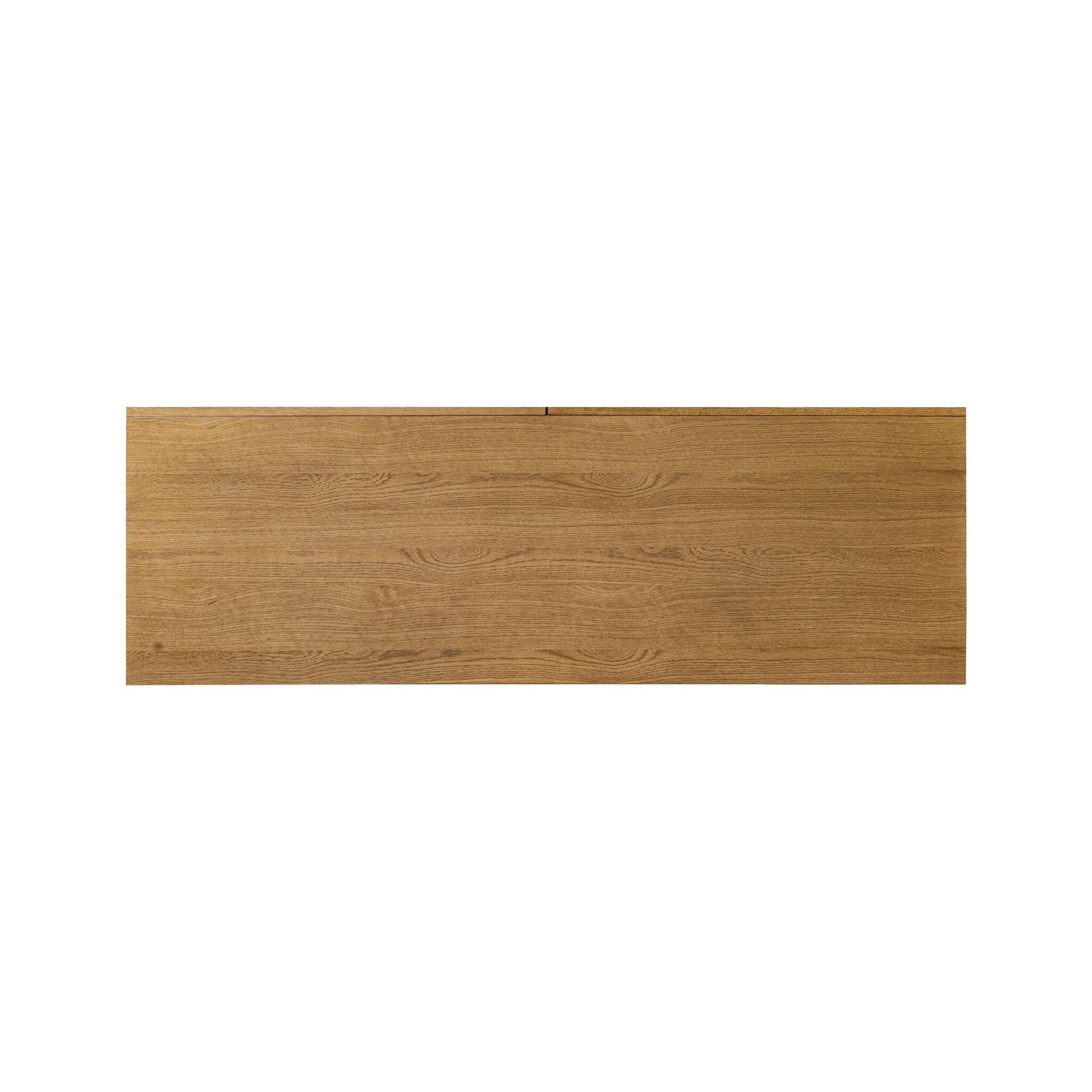 Four Hands Rosedale 8 Drawer Dresser — Amber Oak-Chaps Ebony-Burnished Bronze