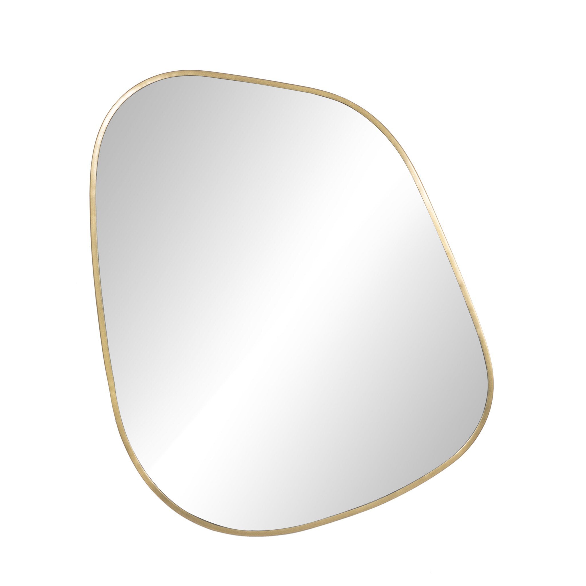 Four Hands Nova Mirror — Antique Brass Iron