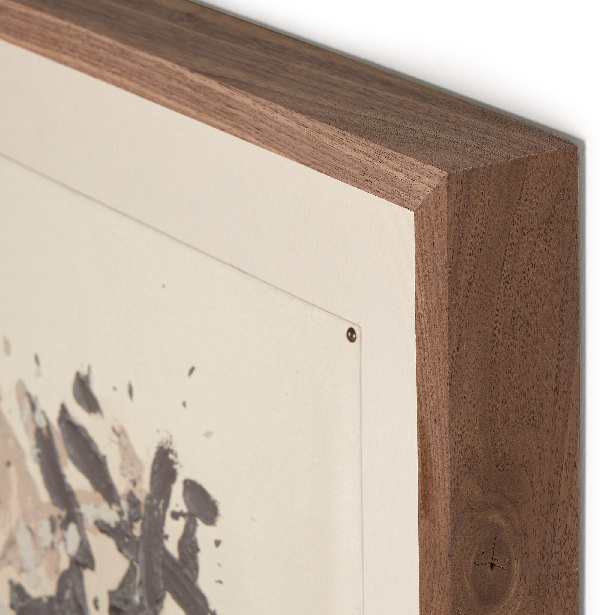 Four Hands Still His People: Reprise by Tyler Guinn — 246837-003 - 48.0x34.0-Rustic 2.5 Walnut-Extra Large
