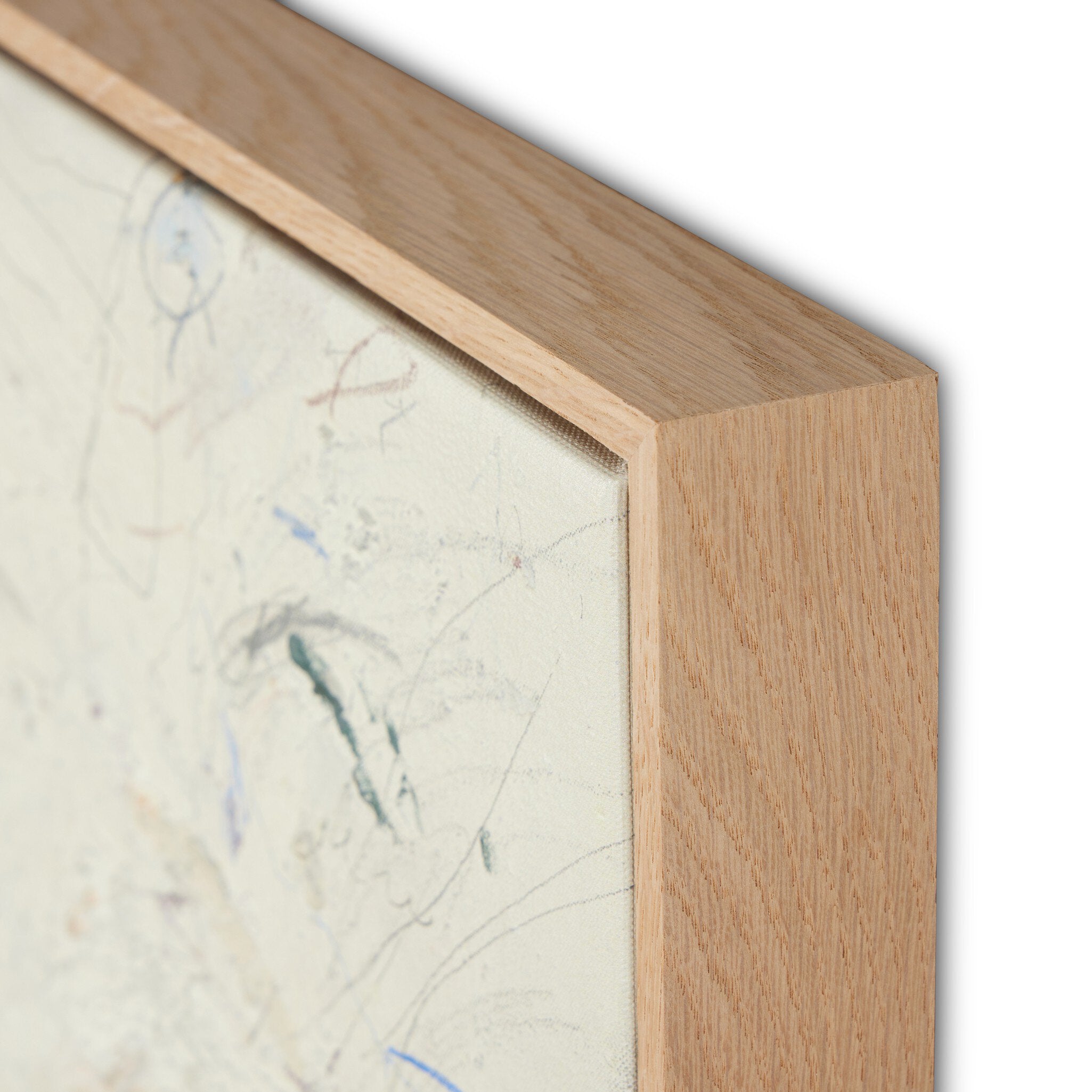 Four Hands To Show The Way by Tyler Guinn — 246841-004 - 60.0x50.0-Vertical Grain White Oak Floater-Oversized