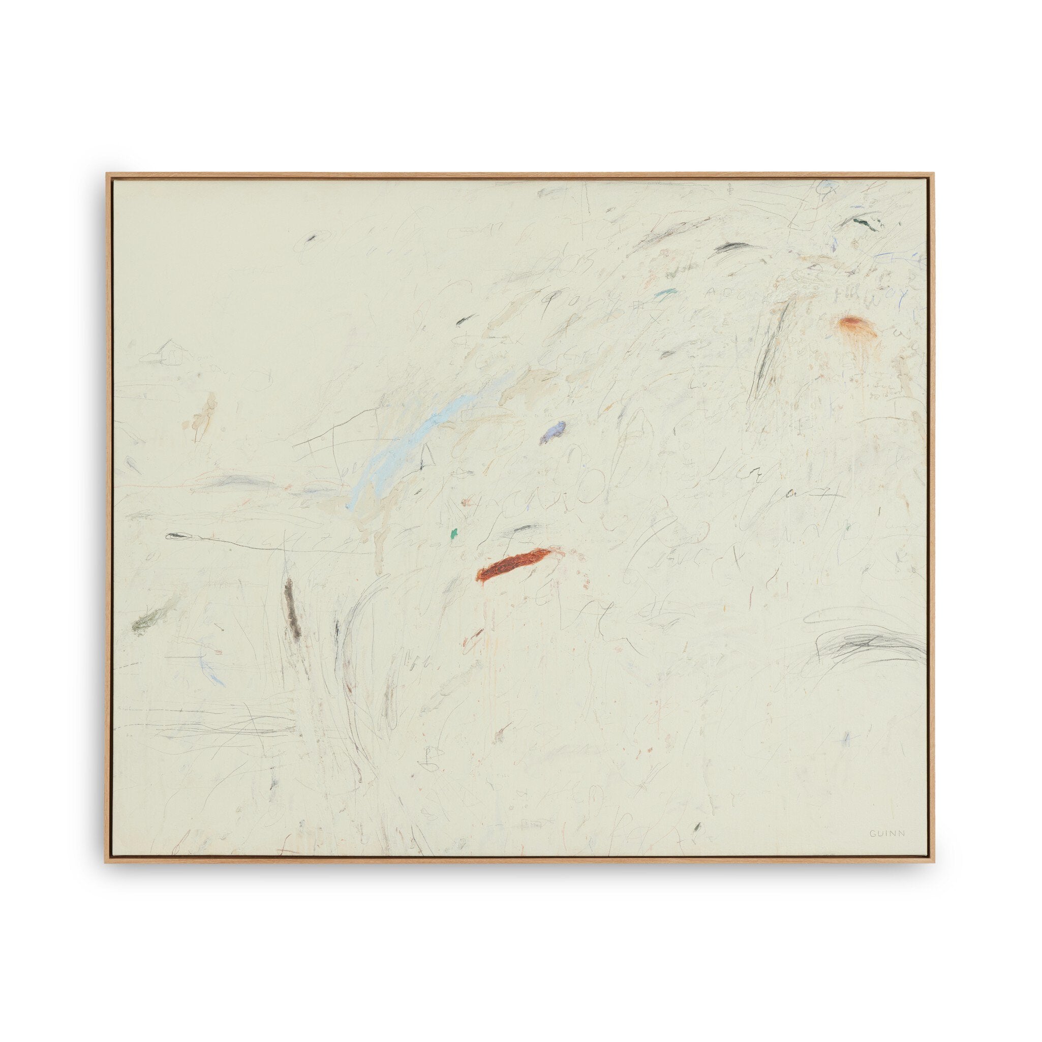 Four Hands To Show The Way by Tyler Guinn — 246841-004 - 60.0x50.0-Vertical Grain White Oak Floater-Oversized