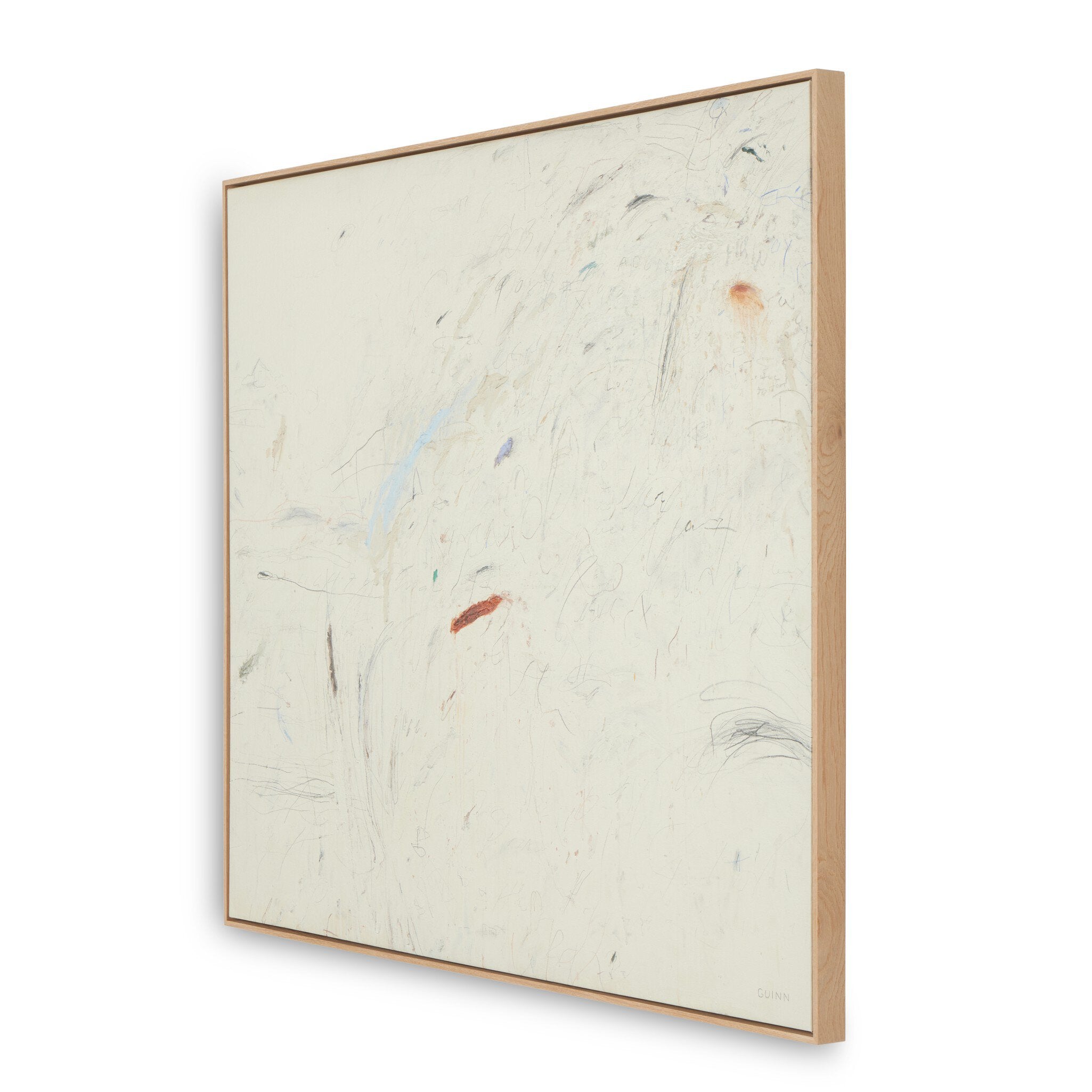 Four Hands To Show The Way by Tyler Guinn — 246841-004 - 60.0x50.0-Vertical Grain White Oak Floater-Oversized
