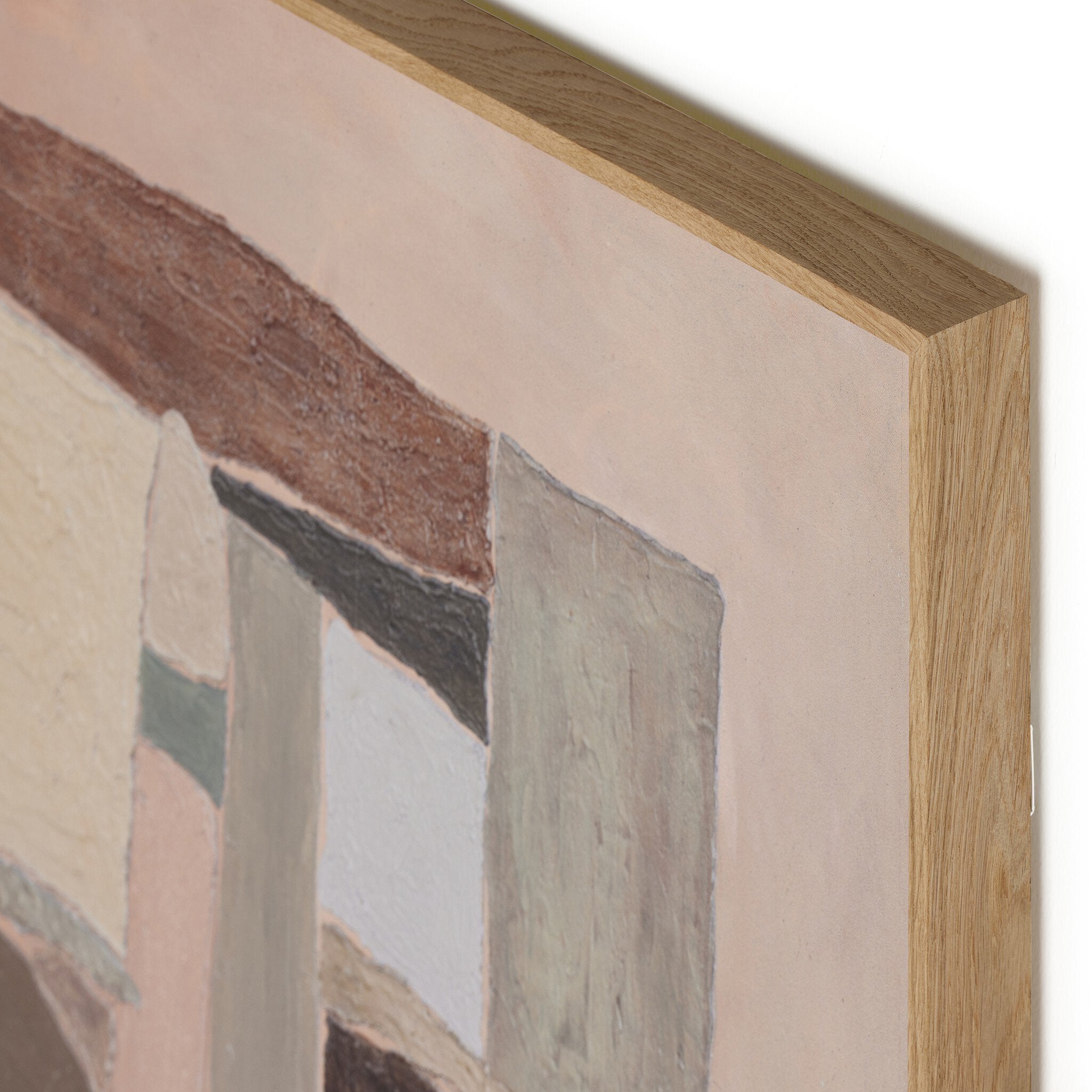 Four Hands From The Land We Were Formed by Tyler Guinn — 246864-002 - 40.0x32.5-Vertical Grain White Oak Floater-Large
