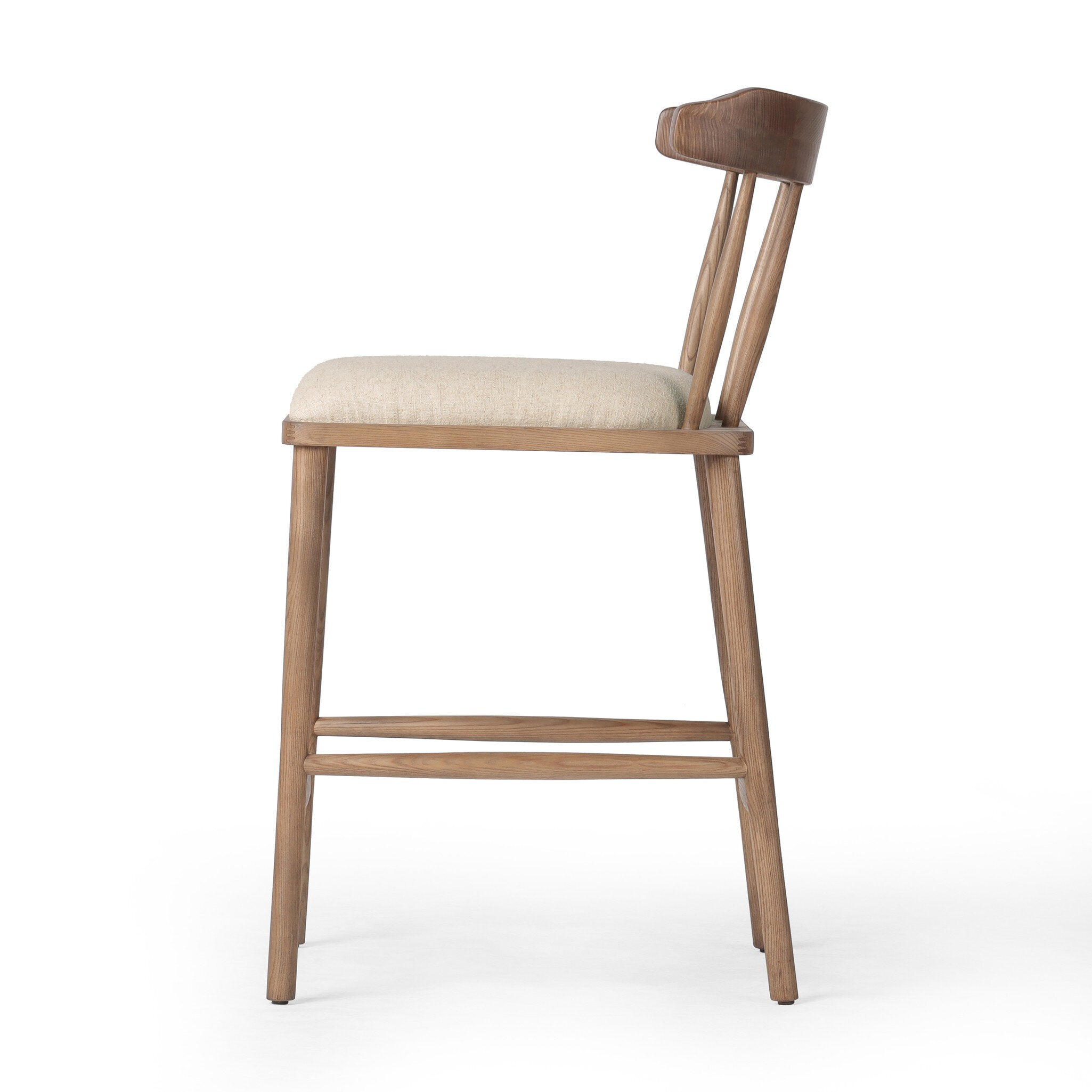 Four Hands Colter Counter Stool — Antwerp Natural-Amber Ash-Counter