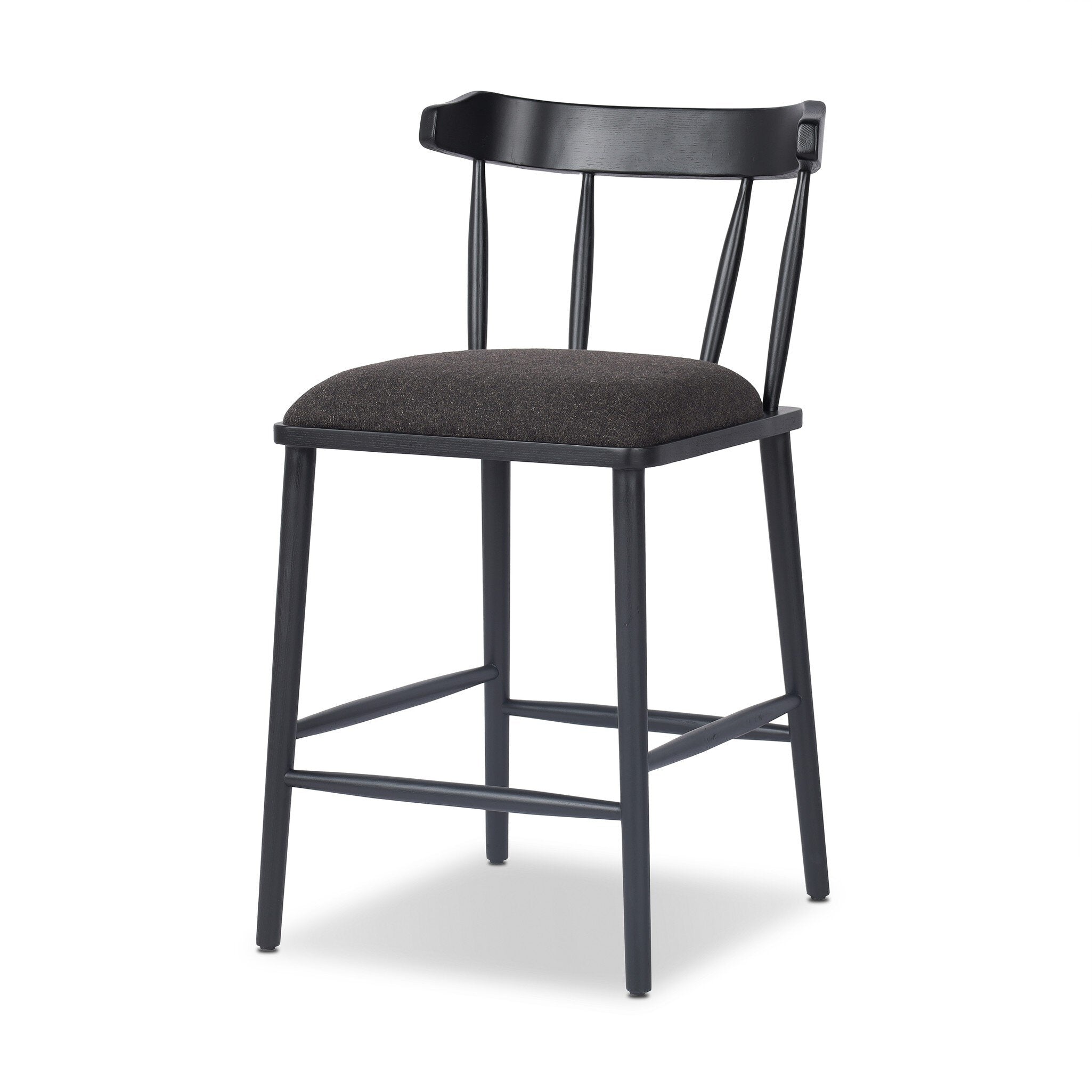 Four Hands Colter Counter Stool — Antwerp Noir-Black-Counter