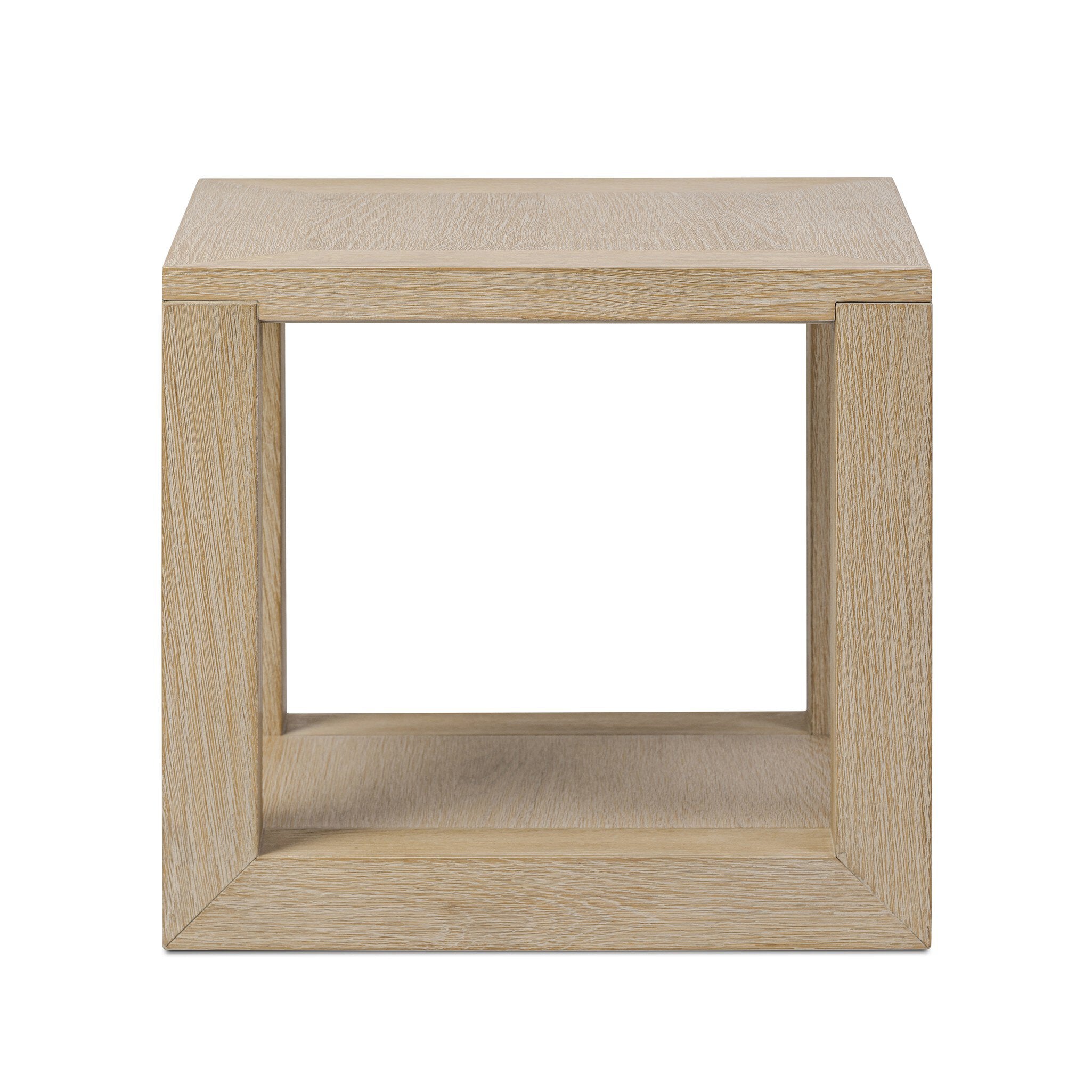 Four Hands Thomas End Table — Bleached Oak Veneer