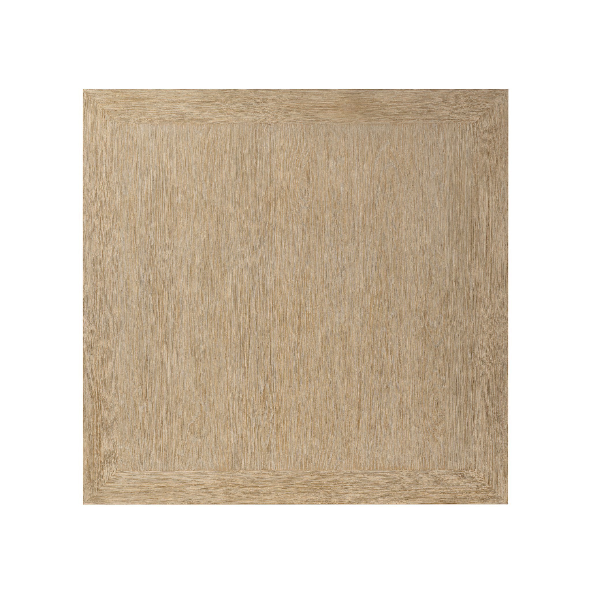 Four Hands Thomas Square Coffee Table — Bleached Oak Veneer