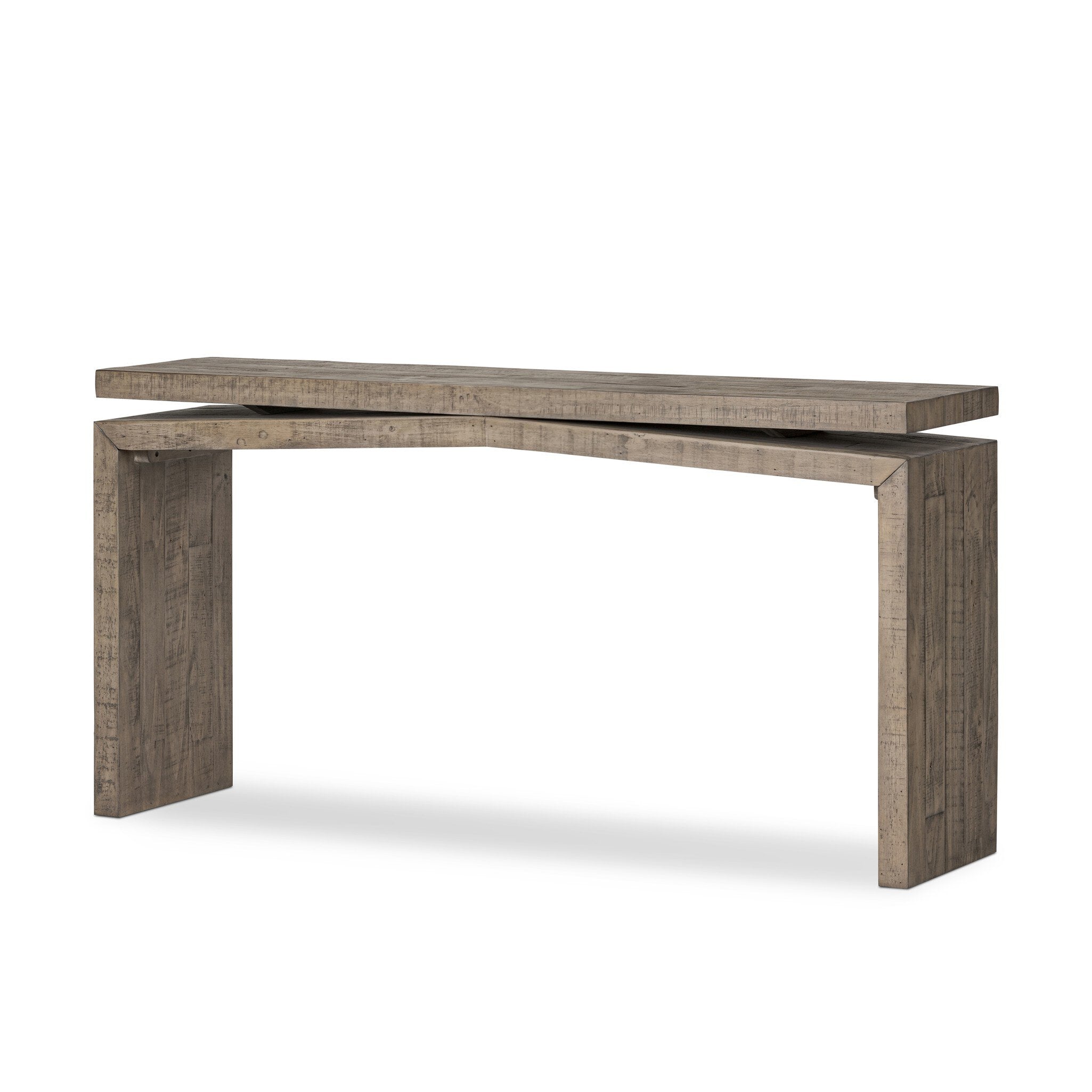 Four Hands Matthes Console Table - 60" — Weathered Wheat